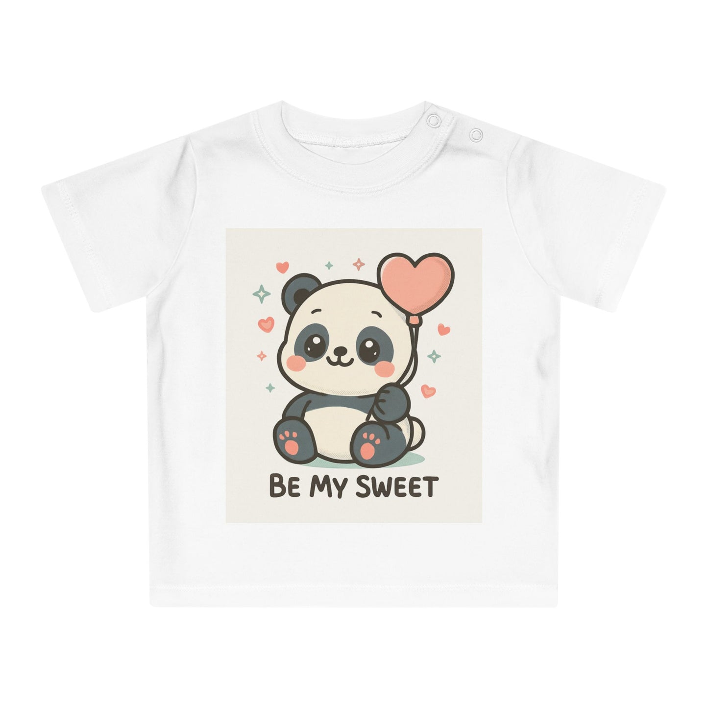 Cute Panda Baby T-Shirt, Adorable Infant Tee, Be My Sweet Gift, Baby Shower Outfit, Birthday Apparel, Newborn Clothing