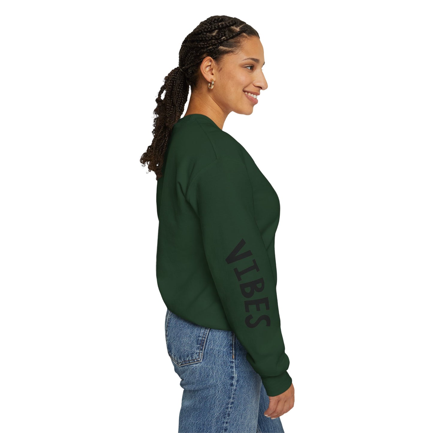 Vibes Heavy Blend™ Crewneck Sweatshirt - Cozy, Casual, Trendy, Gift for Her/Him, Perfect for Fall/Winter