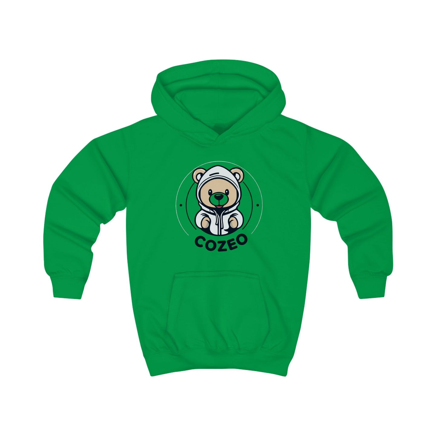 Cozy Bear Kids Hoodie, Cute Animal Pullover, Children's Gift, Adorable Hoodie for Boys & Girls, Perfect for Birthdays, Winter Wear