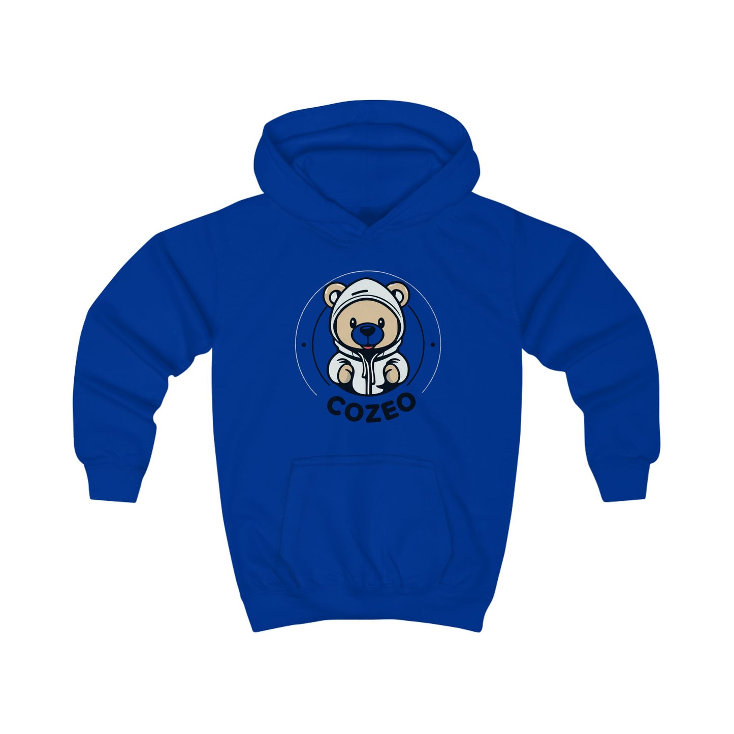 Cozy Bear Kids Hoodie, Cute Animal Pullover, Children's Gift, Adorable Hoodie for Boys & Girls, Perfect for Birthdays, Winter Wear