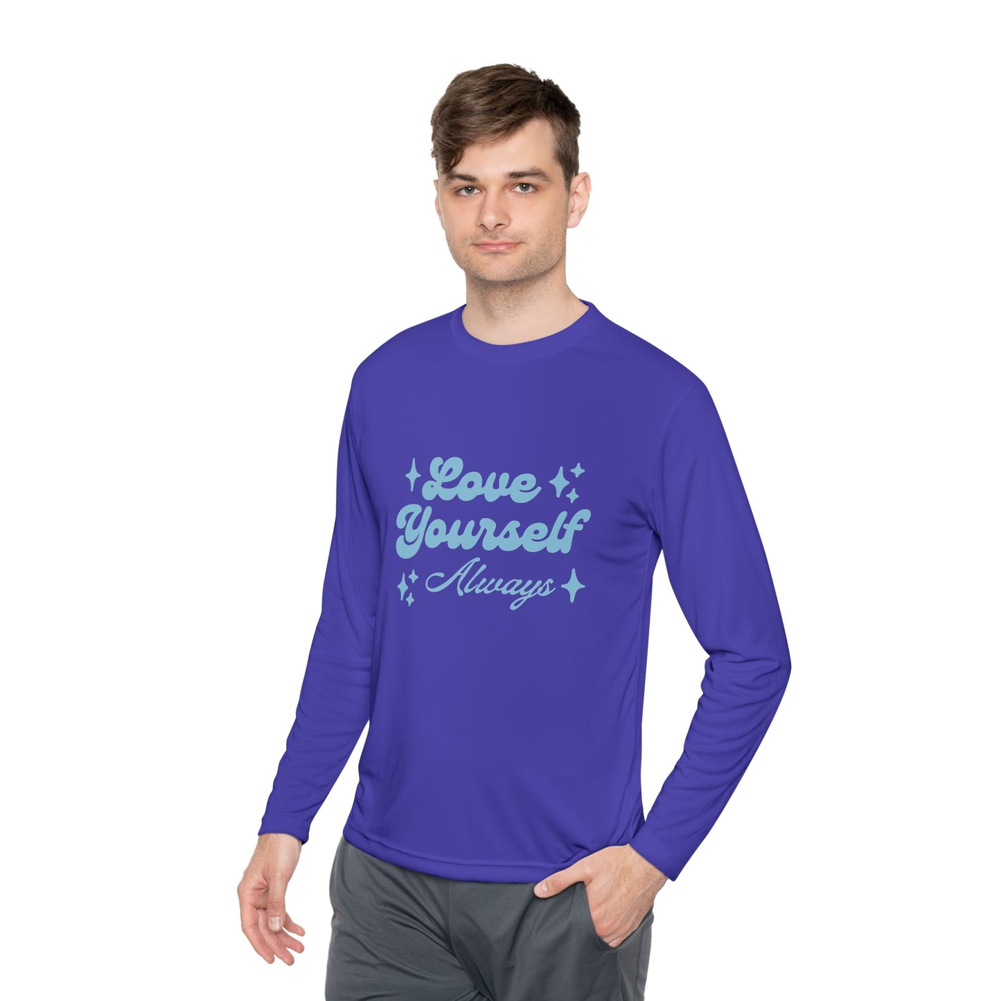 Love Yourself Long Sleeve Tee | Comfort Wear, Self-Care Gift, Inspirational Shirt, Casual Outfit, Modern Apparel
