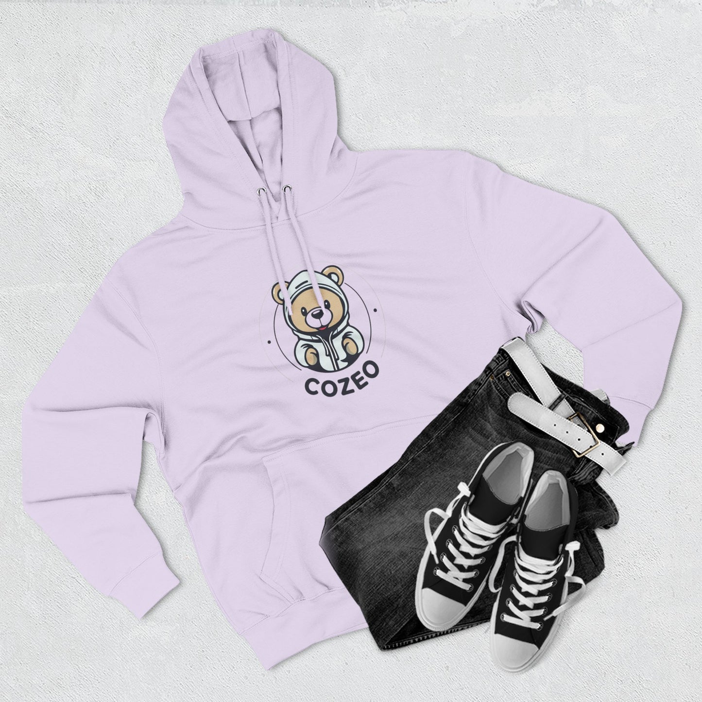 Cozy Bear Fleece Hoodie, Cute Animal Hoodie, Gifts for Animal Lovers, Winter Wardrobe Essential, Perfect for Cozy Nights