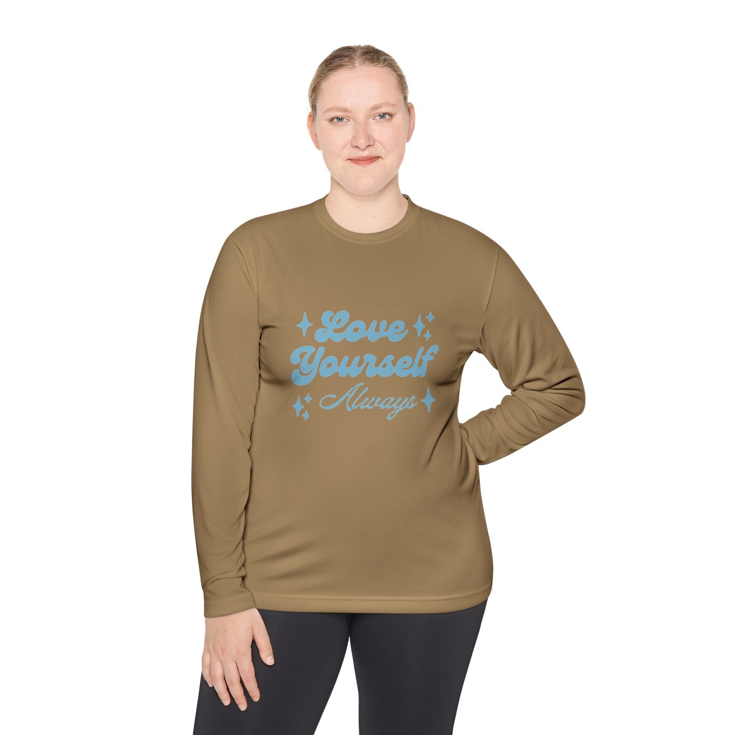 Love Yourself Long Sleeve Tee | Comfort Wear, Self-Care Gift, Inspirational Shirt, Casual Outfit, Modern Apparel