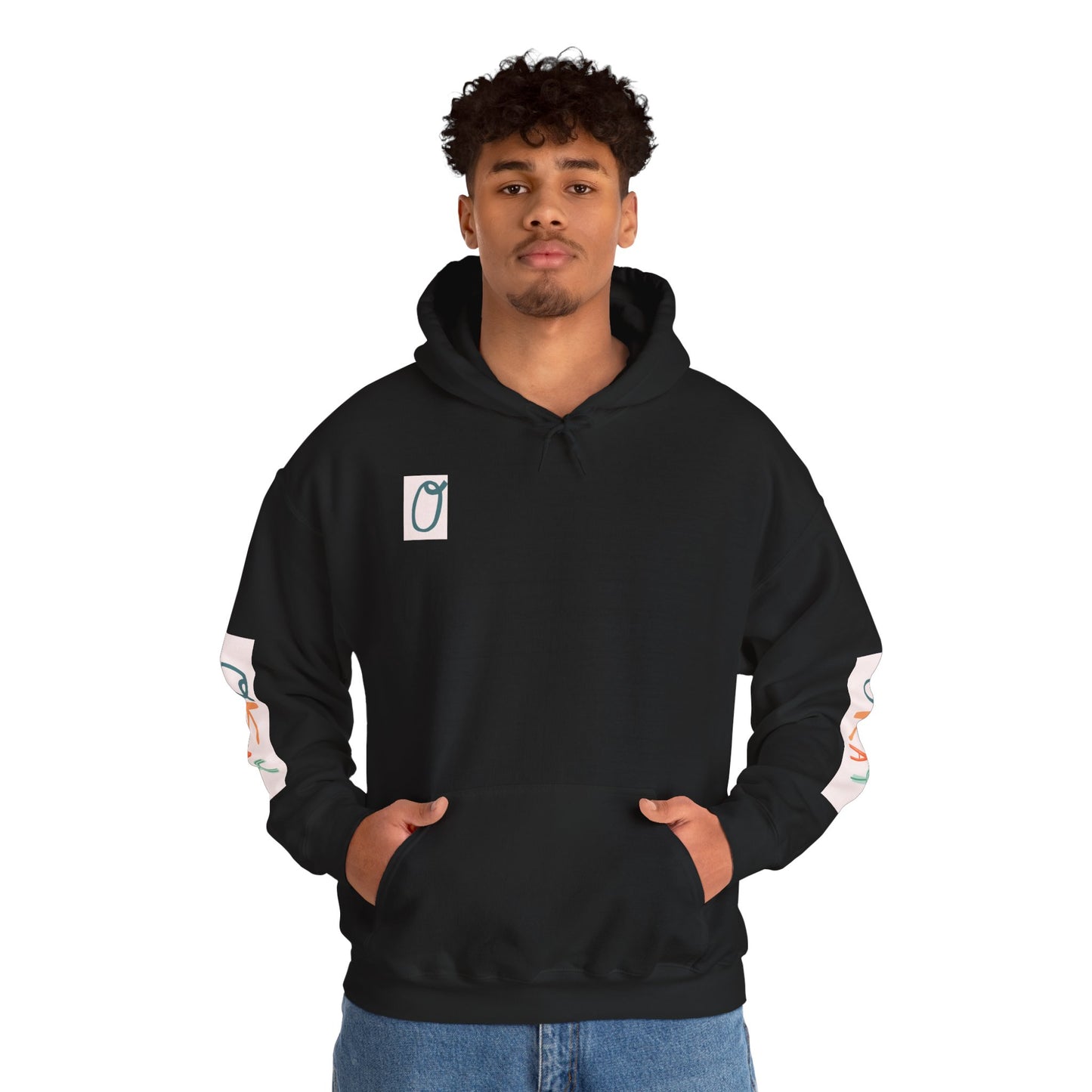 Cozy Graphic Hoodie with Positive Vibes, Sweatshirt for All Occasions, Casual Wear, Gift for Friends, Relaxation