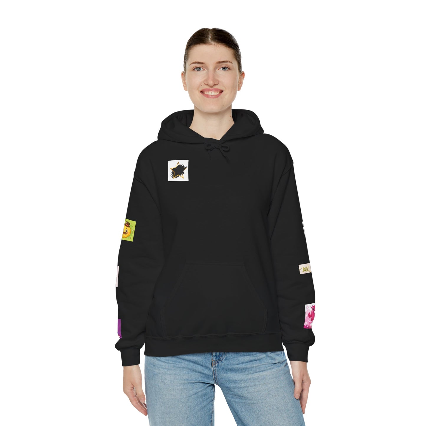 Colorful Graphic Hoodie, Fun Streetwear Sweatshirt, Fashion, Casual Wear, Unique Gift, Trendy Apparel