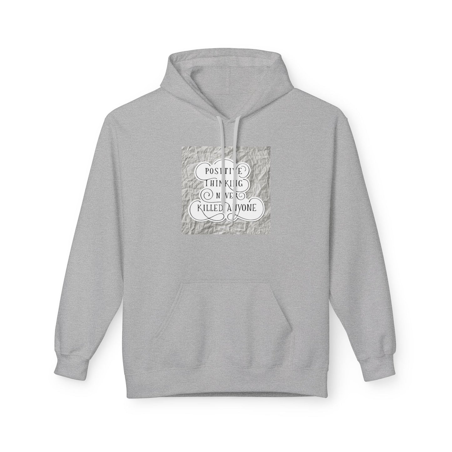 Positive Vibes Fleece Hoodie | Cozy, Casual Apparel for Friends, Gift for Occasions, Perfect for Everyday Wear