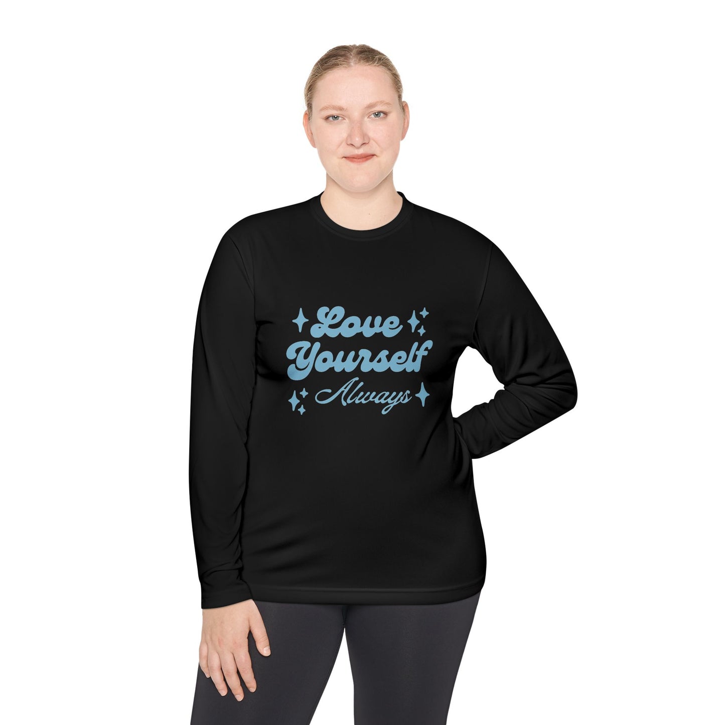 Love Yourself Long Sleeve Tee | Comfort Wear, Self-Care Gift, Inspirational Shirt, Casual Outfit, Modern Apparel