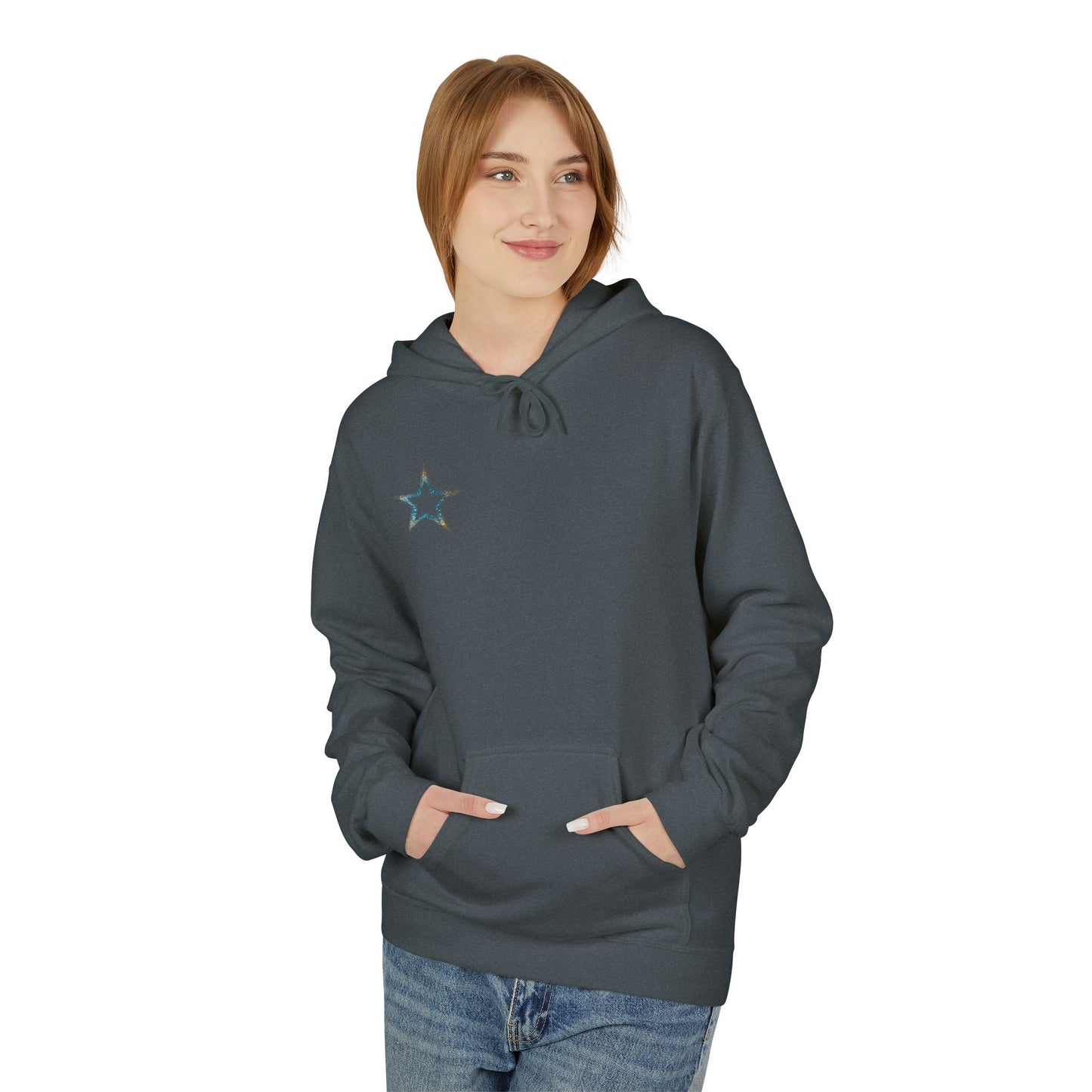 Starry Softstyle Fleece Hoodie for Cozy Vibes, Pullover, Casual Comfort, Perfect Gift for All Occasions, Streetwear Fashion