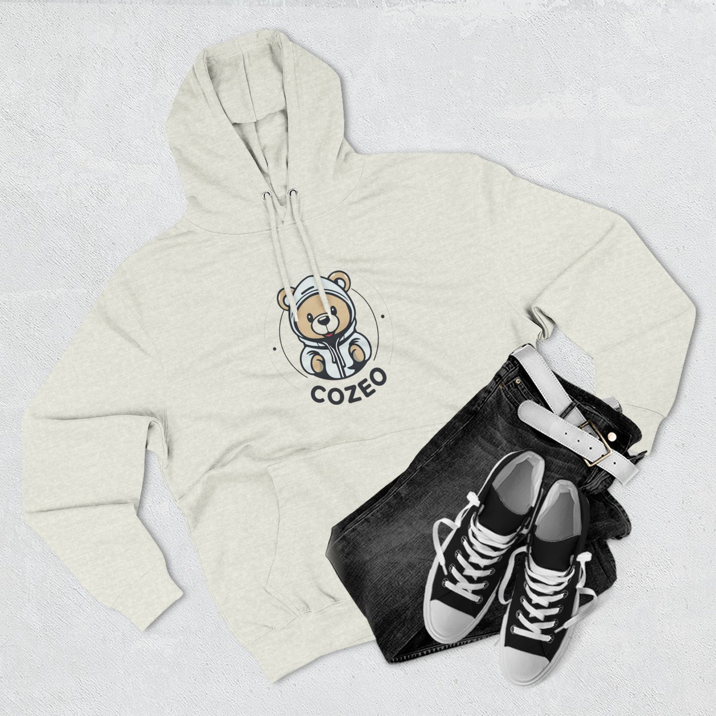 Cozy Bear Fleece Hoodie, Cute Animal Hoodie, Gifts for Animal Lovers, Winter Wardrobe Essential, Perfect for Cozy Nights
