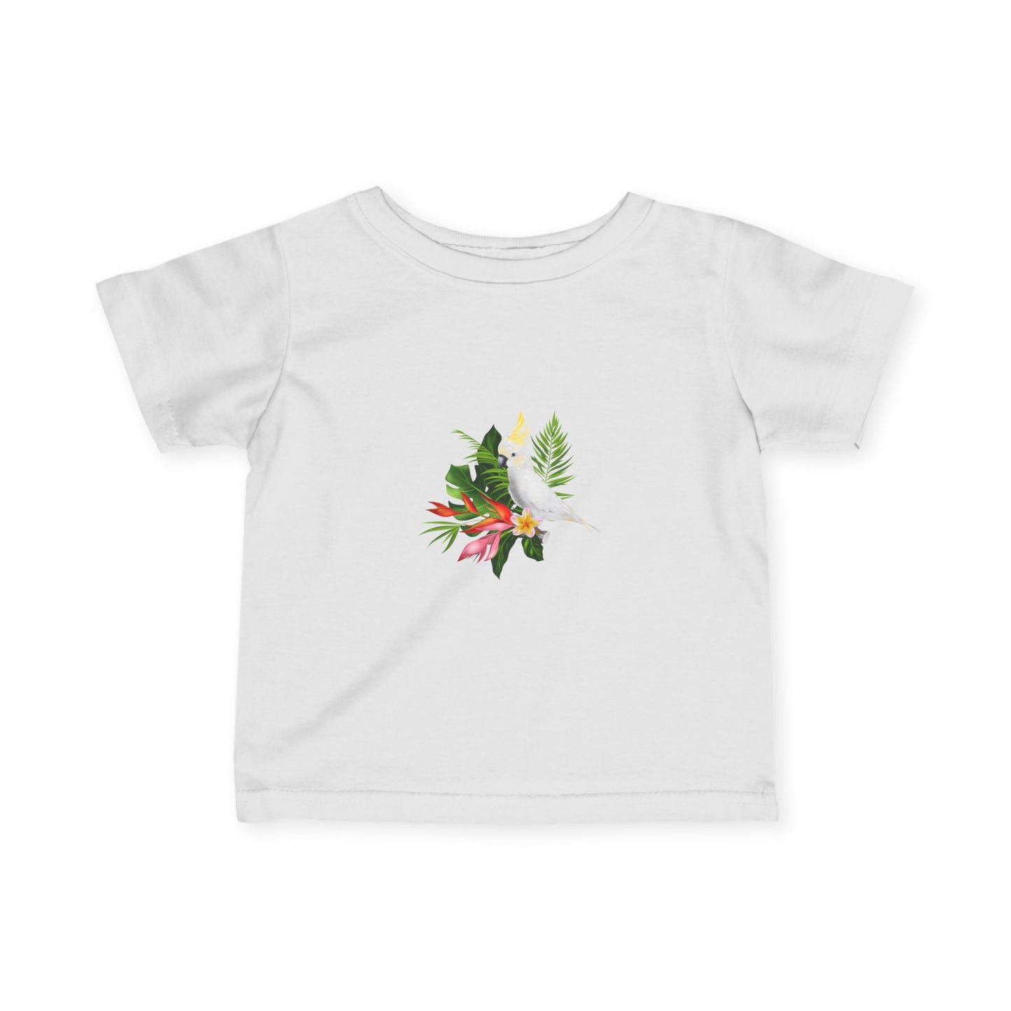 Tropical Floral Infant Tee, Baby Shirt, Cute Kids Tee, Summer Fashion, Baby Shower Gift, Toddler Clothing