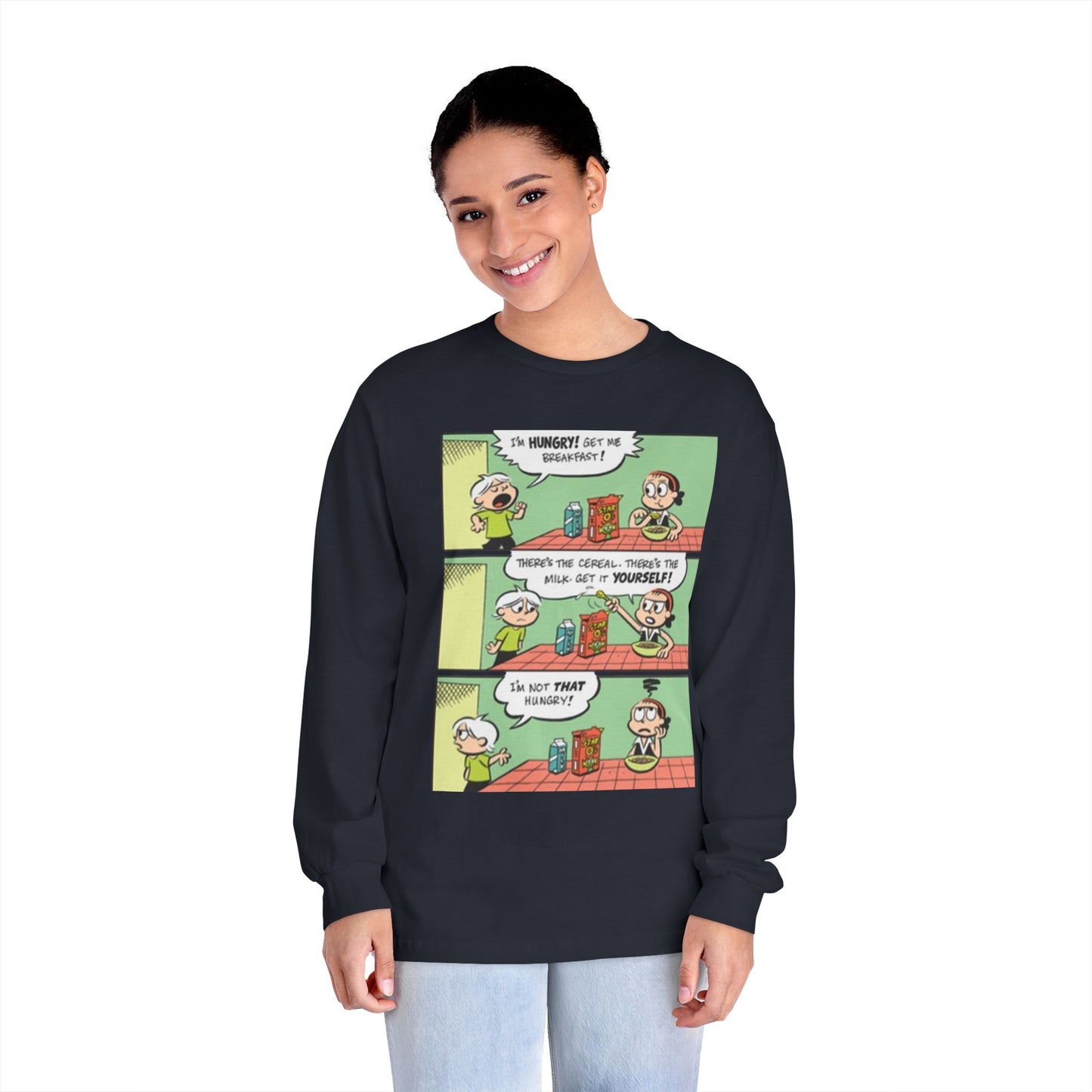 Fun Graphic Long Sleeve T-Shirt