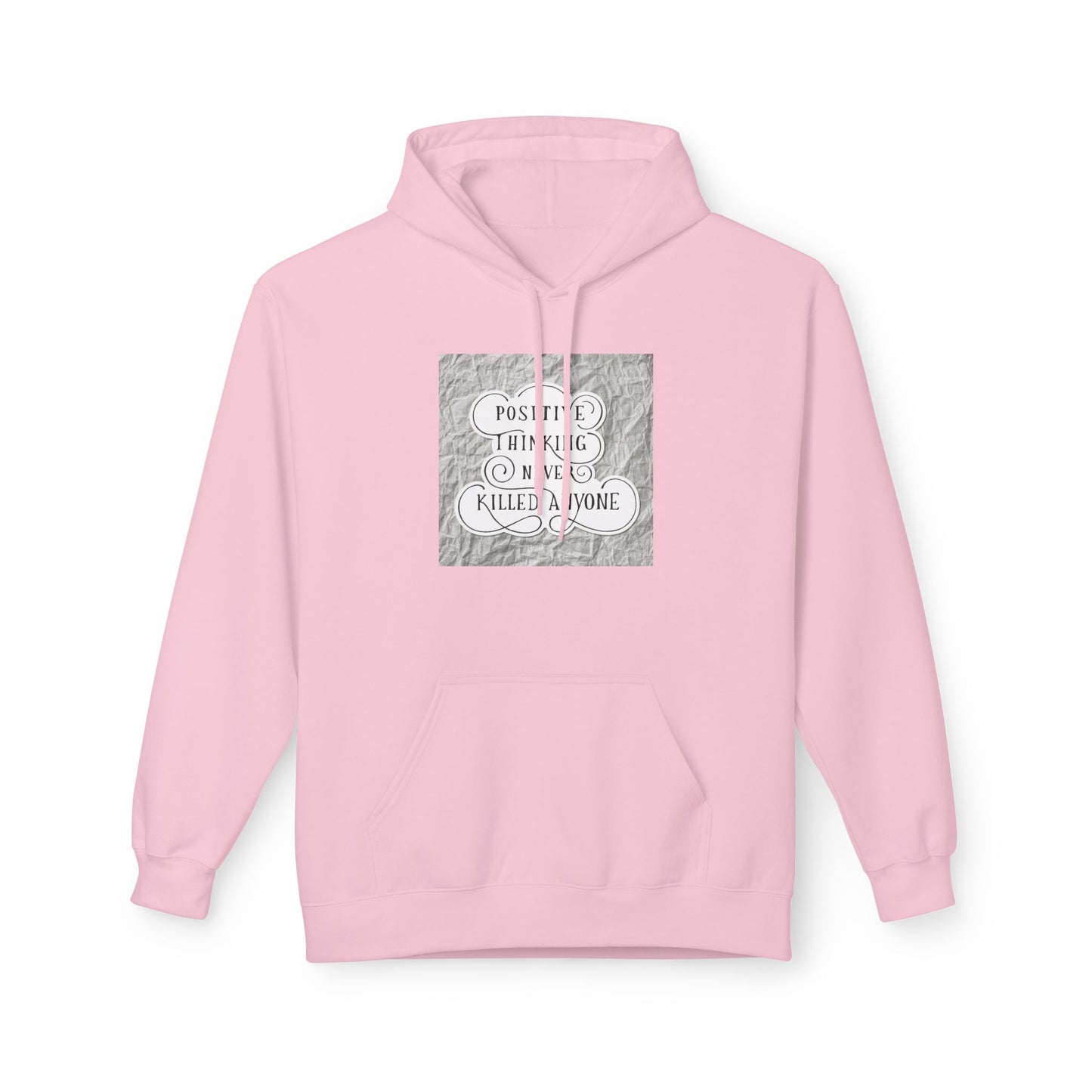 Positive Vibes Fleece Hoodie | Cozy, Casual Apparel for Friends, Gift for Occasions, Perfect for Everyday Wear