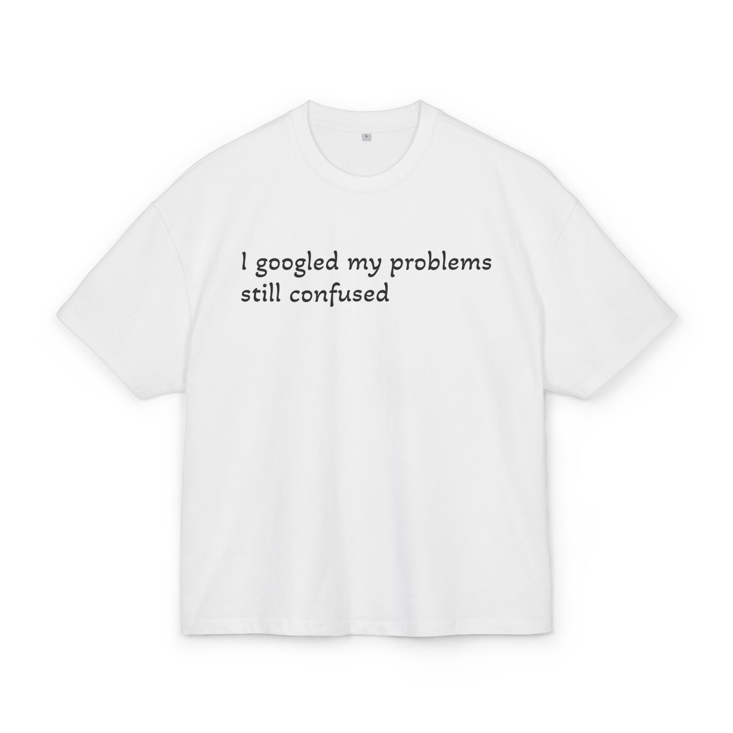 Funny Confused Emoji Tee, Cotton Tee, Casual Gift, Humor Shirt, Unique Graphic Top, Playful Wear