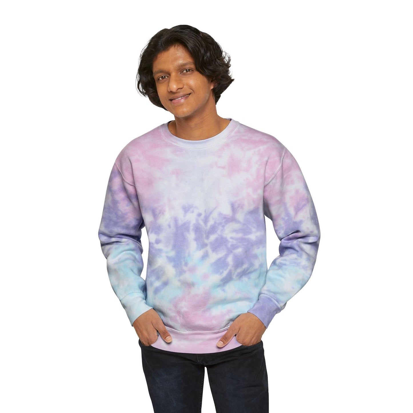 Cozy Tie-Dye Sweatshirt for Relaxation, Casual Wear, Gift for Friends, Festival Style,