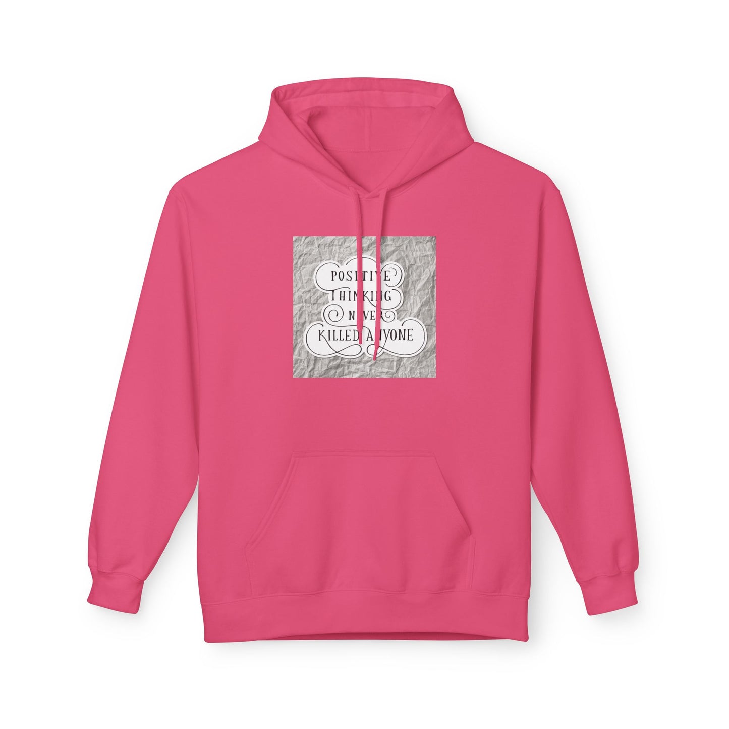 Positive Vibes Fleece Hoodie | Cozy, Casual Apparel for Friends, Gift for Occasions, Perfect for Everyday Wear