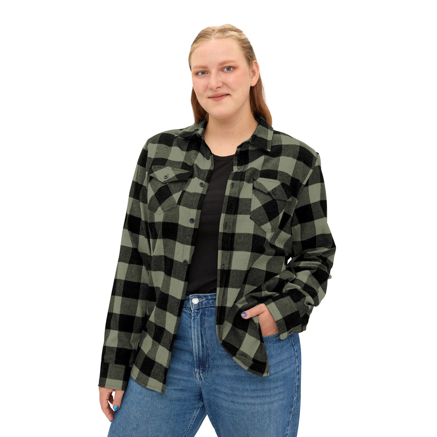 Cozy Flannel Shirt, Perfect for Fall Outings, Layering, Camping, Casual Wear, Plaid Top
