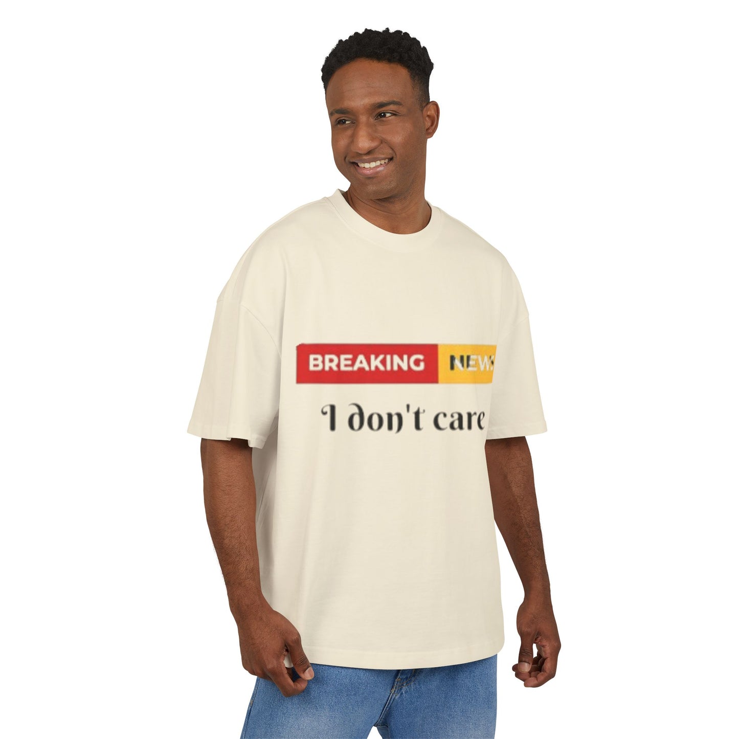 Breaking News Box Tee - Casual Humor Shirt, Gift for Friends, Mood Lifting Fashion, Funny Graphic Tee, Embroidered Statement Top
