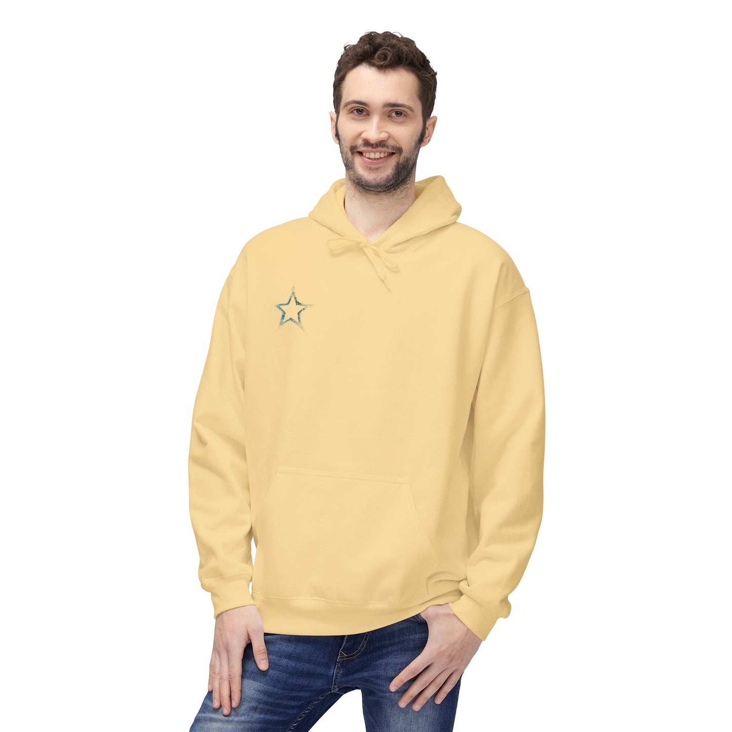 Starry Softstyle Fleece Hoodie for Cozy Vibes, Pullover, Casual Comfort, Perfect Gift for All Occasions, Streetwear Fashion