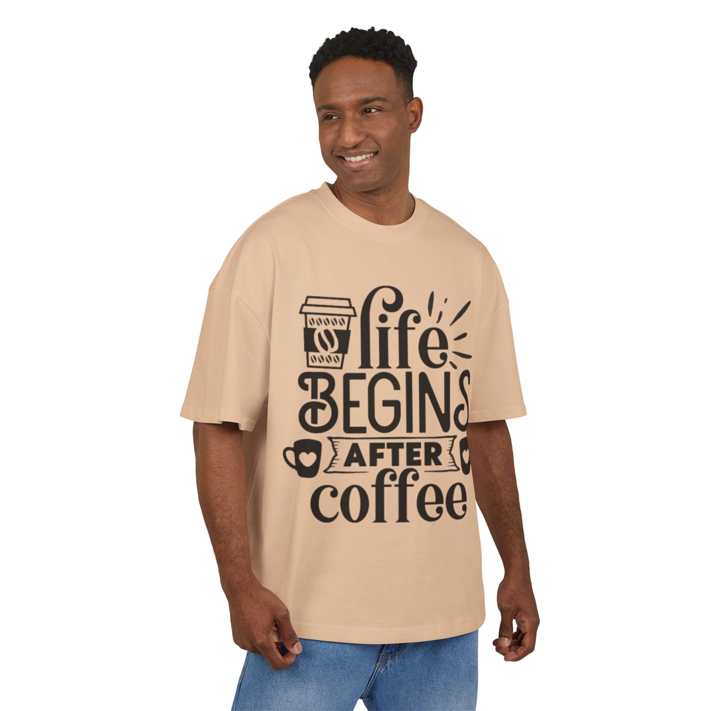 Coffee Lovers Box Tee - Life Begins After Coffee Shirt, Gift for Barista, Funny Tee, Coffee Addict Gift, Casual Wear