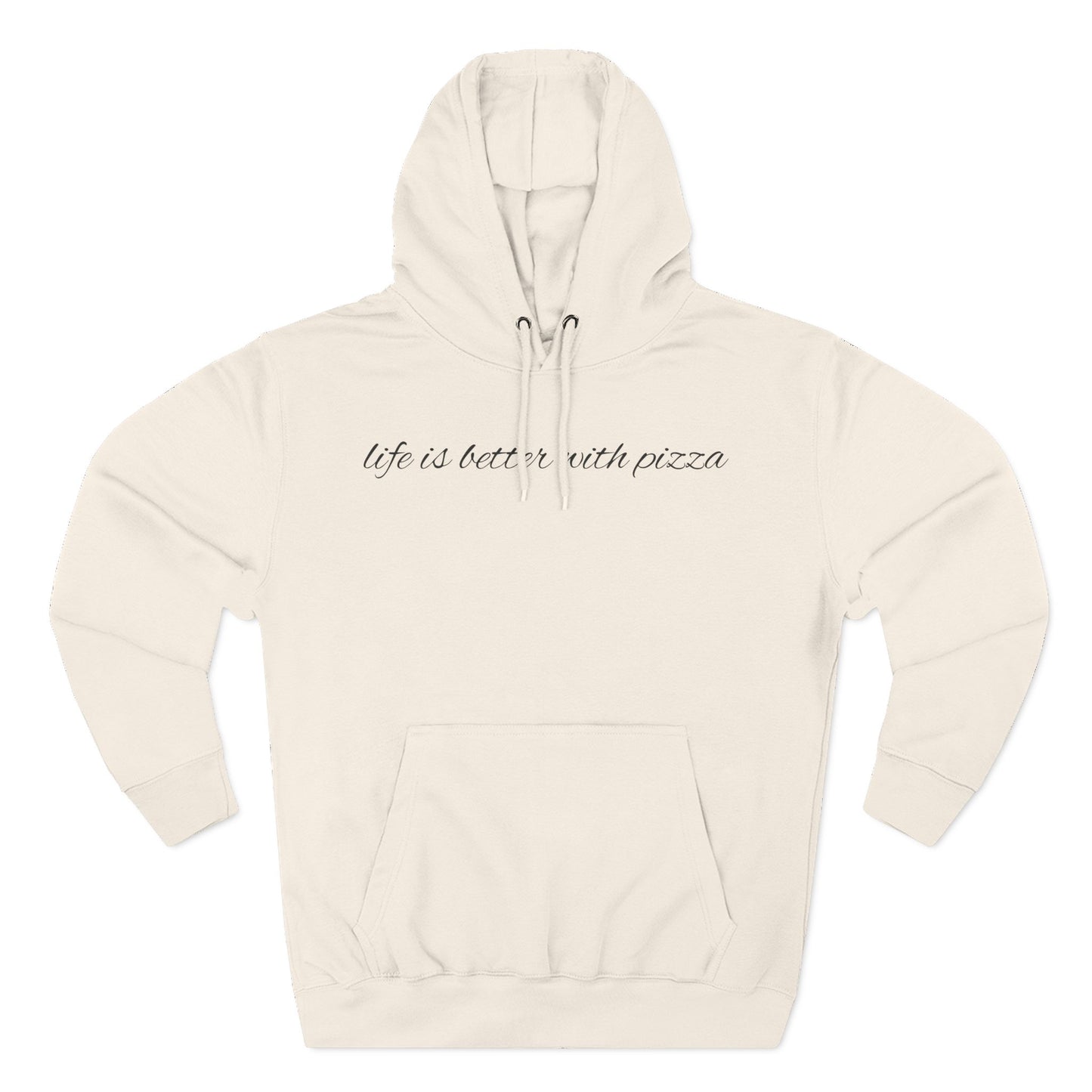 Cozy Pizza Hoodie, Fun Graphic Fleece Sweatshirt, Ideal for Food Lovers, Casual Wear, Gift for Pizza Lovers, Comfort and Style