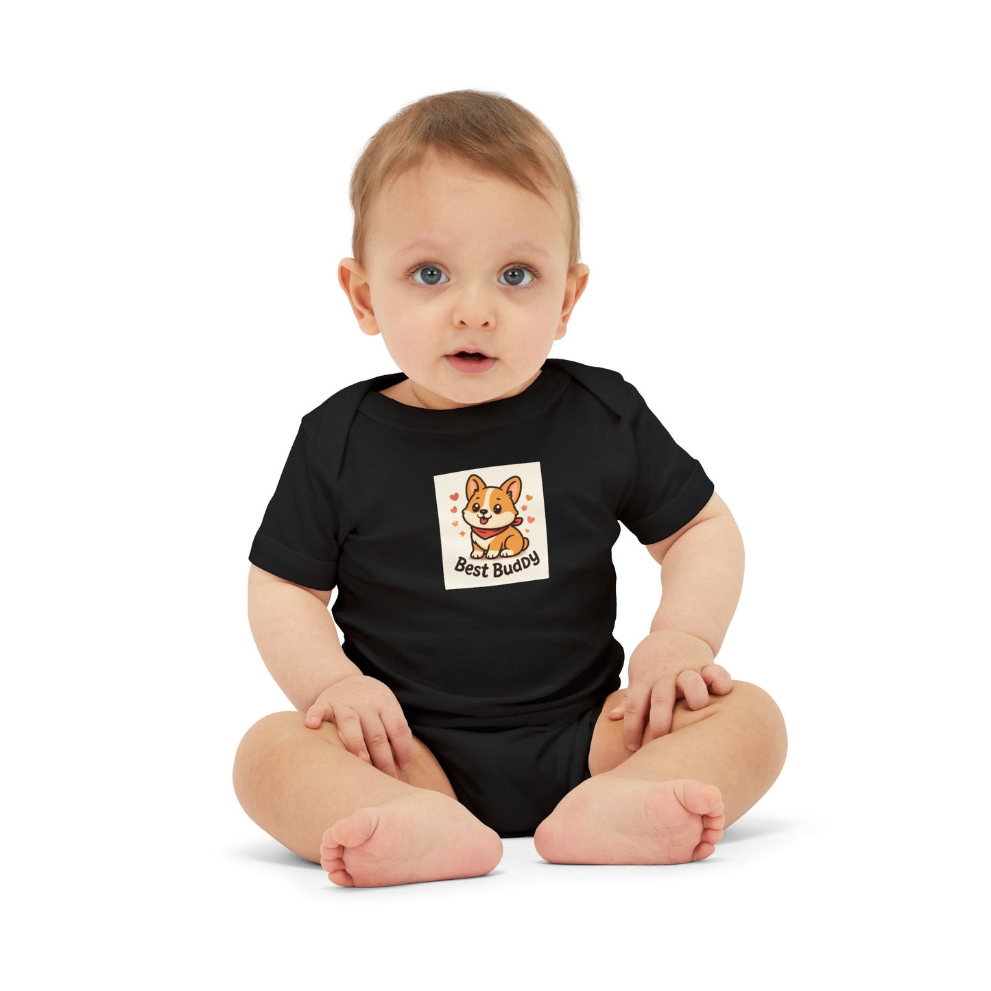 Cute Corgi Infant Onesie - Best Buddies Baby Bodysuit, Baby Shower Gift, Cute Gift for New Parents, Adorable Baby Outfit, Infant Clothing