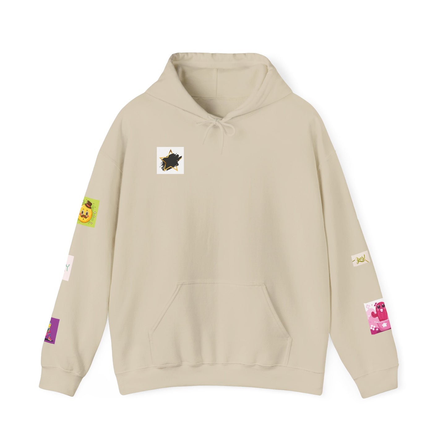 Colorful Graphic Hoodie, Fun Streetwear Sweatshirt, Fashion, Casual Wear, Unique Gift, Trendy Apparel