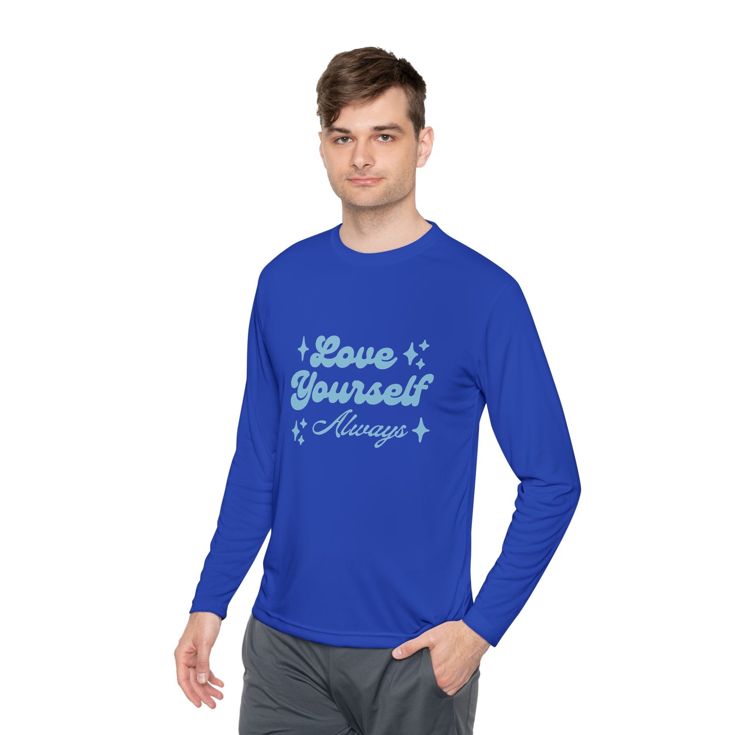 Love Yourself Long Sleeve Tee | Comfort Wear, Self-Care Gift, Inspirational Shirt, Casual Outfit, Modern Apparel