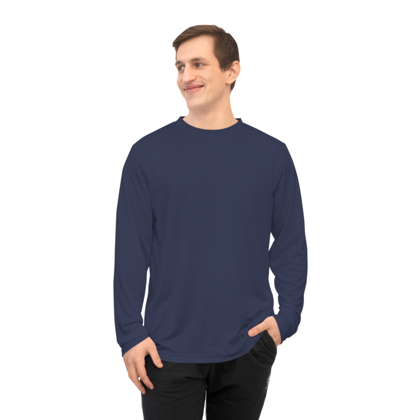 Performance Long Sleeve Shirt, Athletic Wear, Sports Top, Casual Outfit, Workout Shirt, Gift for Fitness Lovers