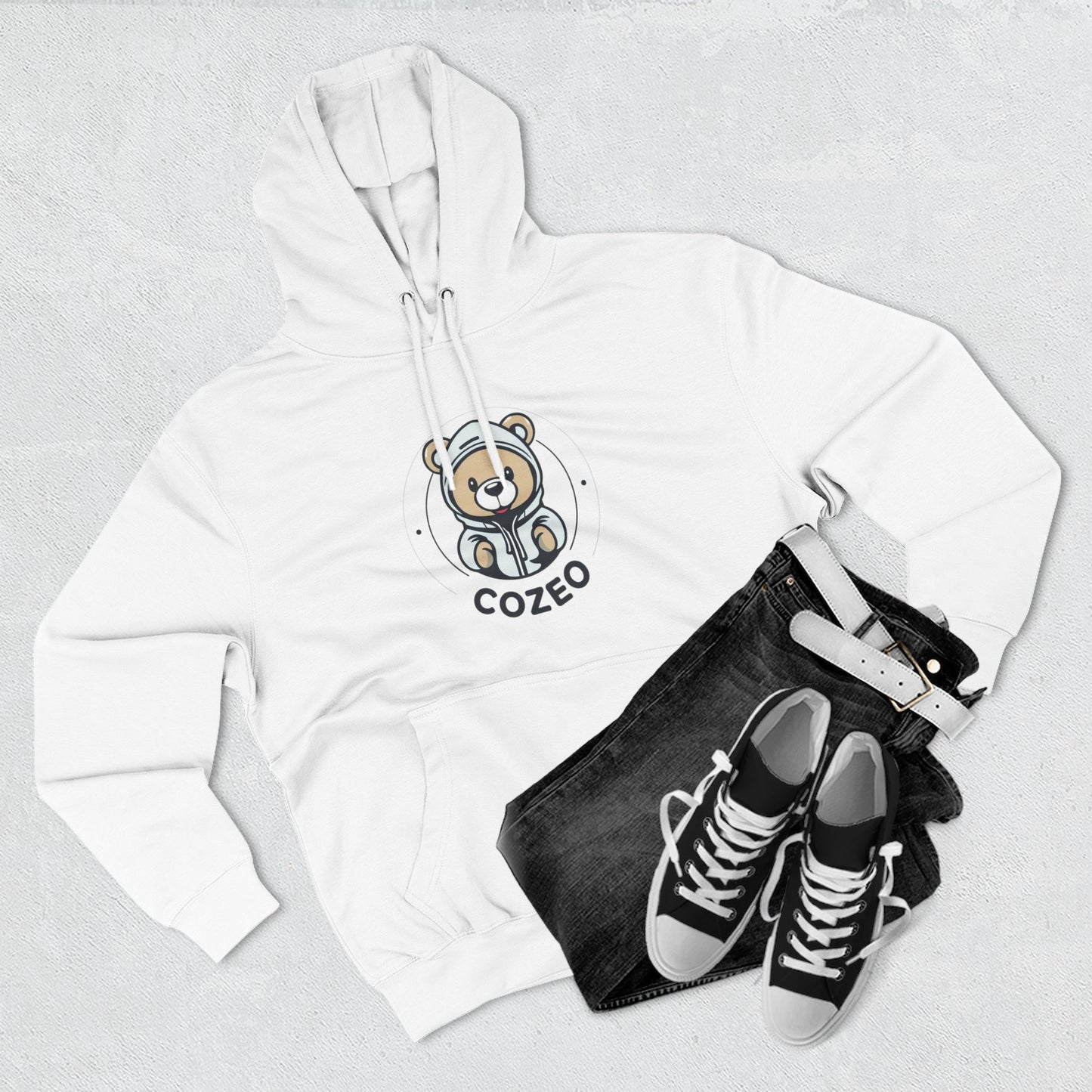 Cozy Bear Fleece Hoodie, Cute Animal Hoodie, Gifts for Animal Lovers, Winter Wardrobe Essential, Perfect for Cozy Nights