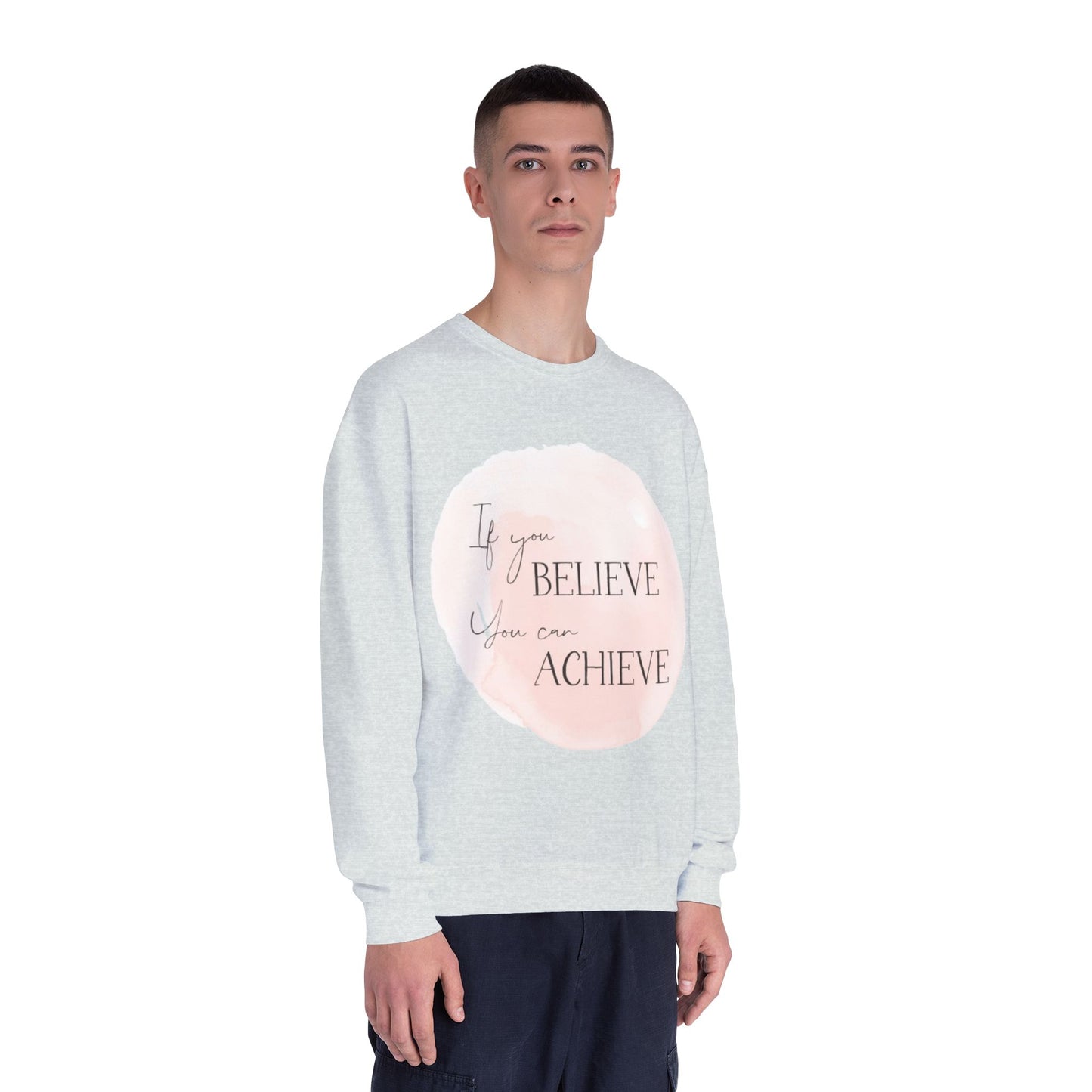 Inspirational Crewneck Sweatshirt, Motivational Wear, Gift for Her, Cozy Fashion, Positive Quote Apparel, Everyday Comfort