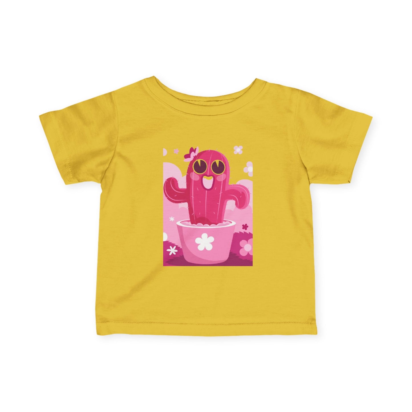 Cute Cactus Infant Tee, Baby Shower Gift, Toddler Summer Shirt, Kids Apparel, Birthday Gift for Boys and Girls, Playful Toddler Outfit