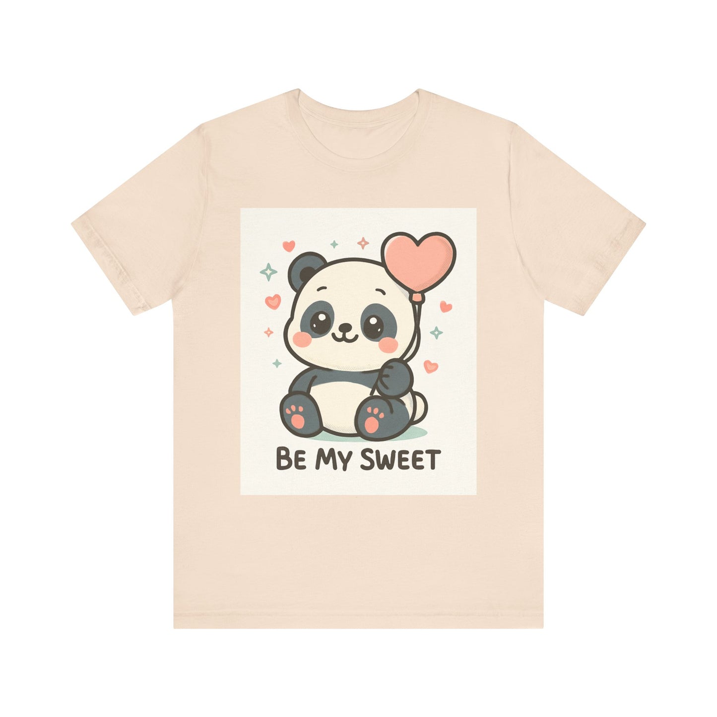 Cute Panda Tee, Be My Sweet T-Shirt, Gift for Animal Lovers, Kids and Adults, Casual Wear, Cute Animal Tee