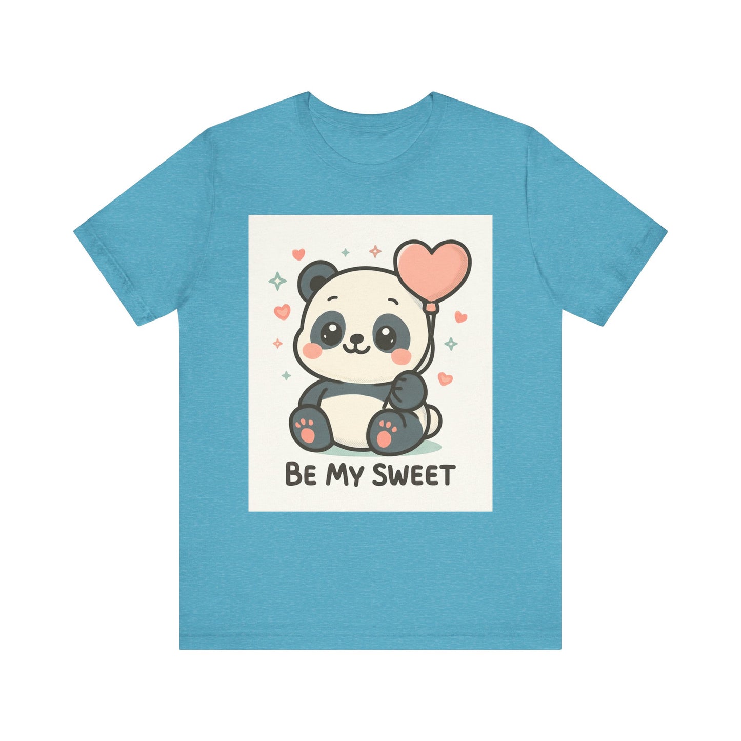 Cute Panda Tee, Be My Sweet T-Shirt, Gift for Animal Lovers, Kids and Adults, Casual Wear, Cute Animal Tee