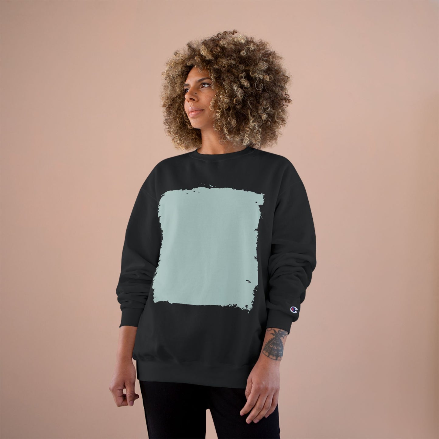 Casual Champion Sweatshirt - Minimalist Aesthetic, Trendy Apparel, Cozy Fashion, Gift for Her, Everyday Wear