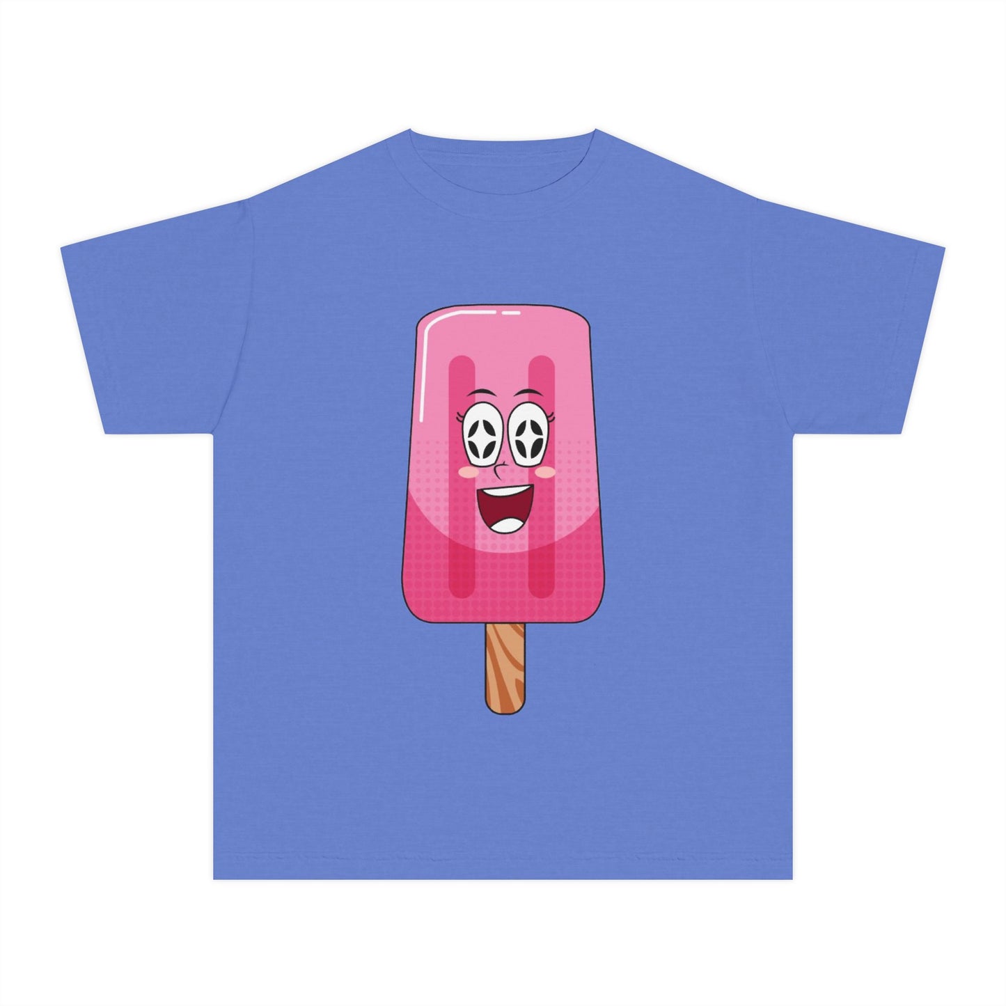 Youth Pop Art Ice Cream Tee, Fun Summer Tee, Kids Graphic T-Shirt, Cute Gift for Kids, Ice Cream Lovers Apparel