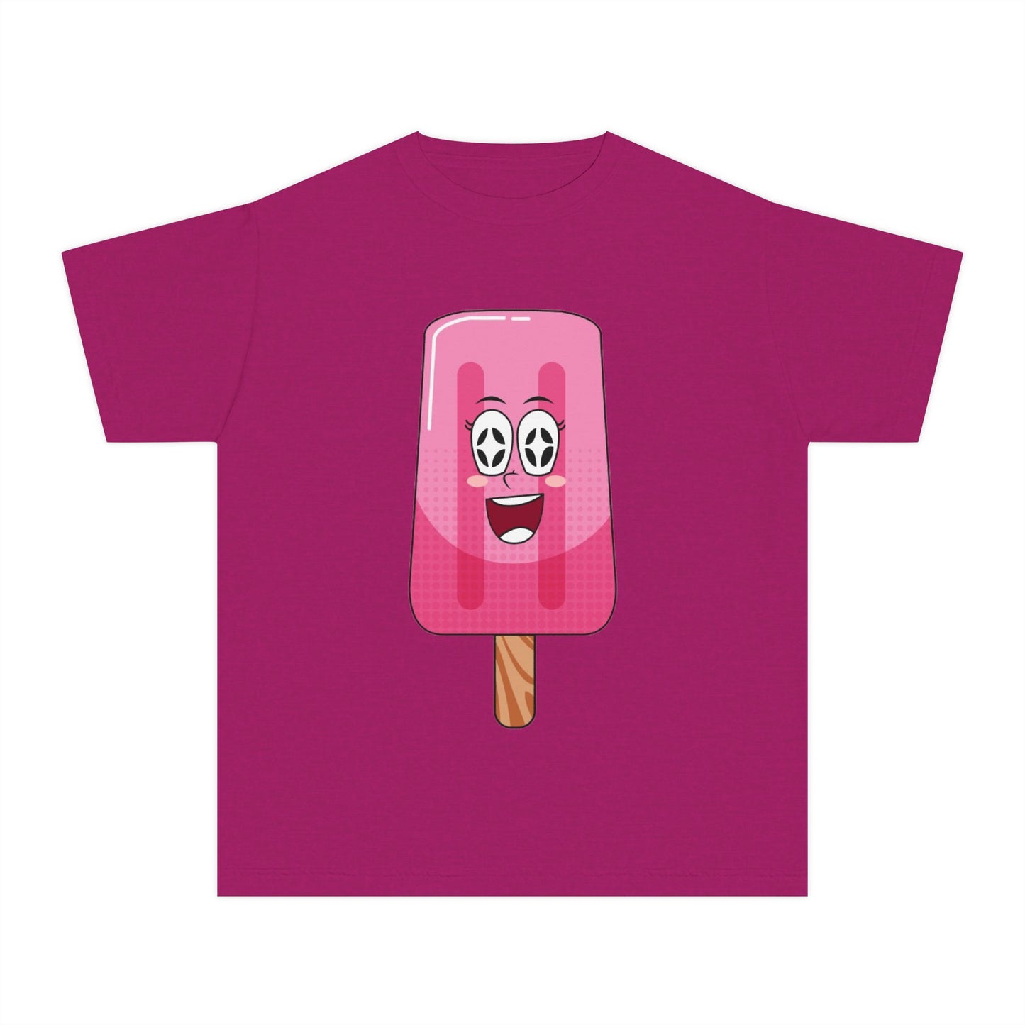 Youth Pop Art Ice Cream Tee, Fun Summer Tee, Kids Graphic T-Shirt, Cute Gift for Kids, Ice Cream Lovers Apparel