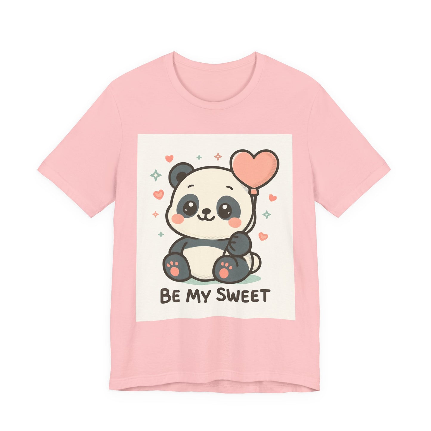 Cute Panda Tee, Be My Sweet T-Shirt, Gift for Animal Lovers, Kids and Adults, Casual Wear, Cute Animal Tee