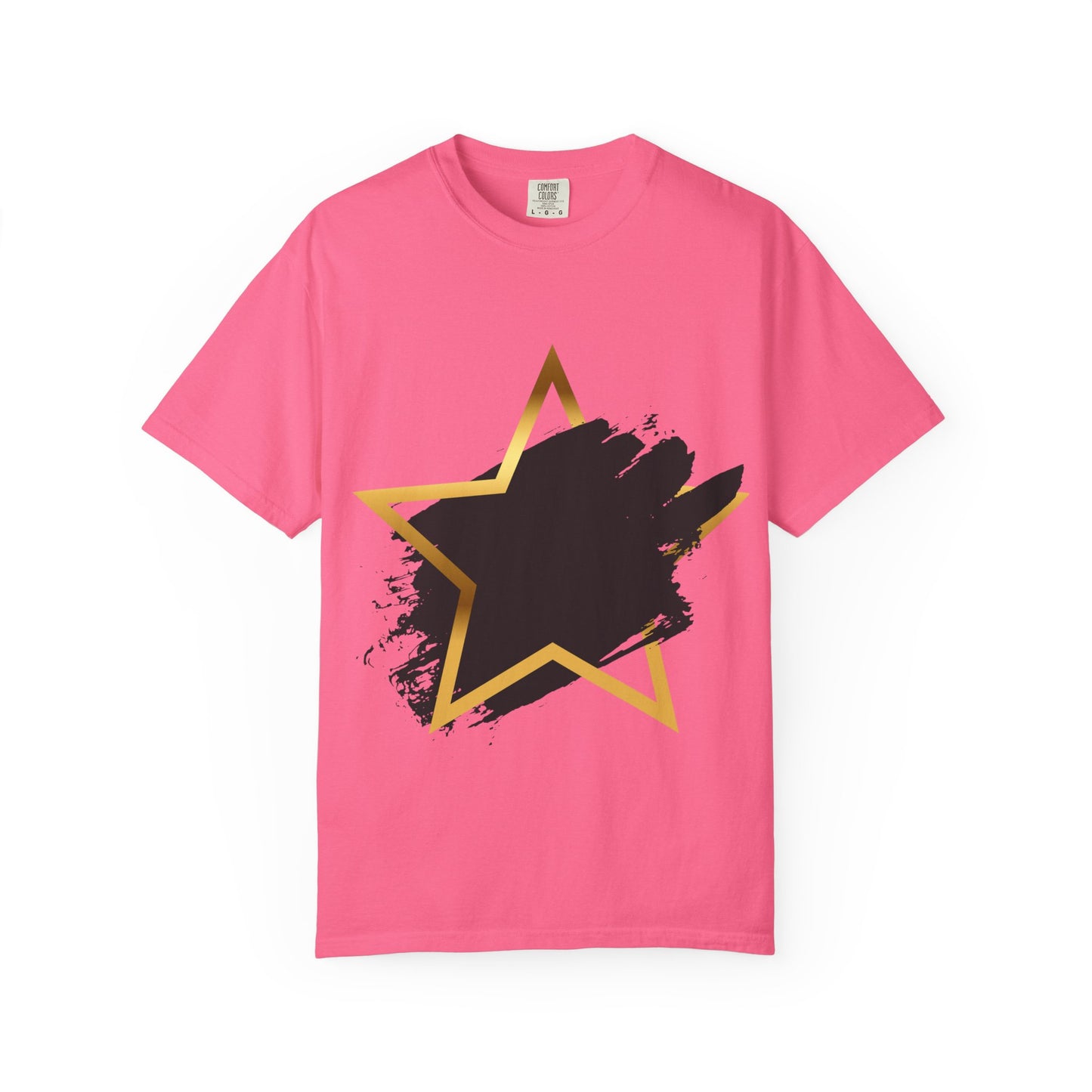 Stylish Star Graphic T-shirt - Casual Wear, Gift for Friends, Summer Fashion, Stylish Outfit, Everyday Casual