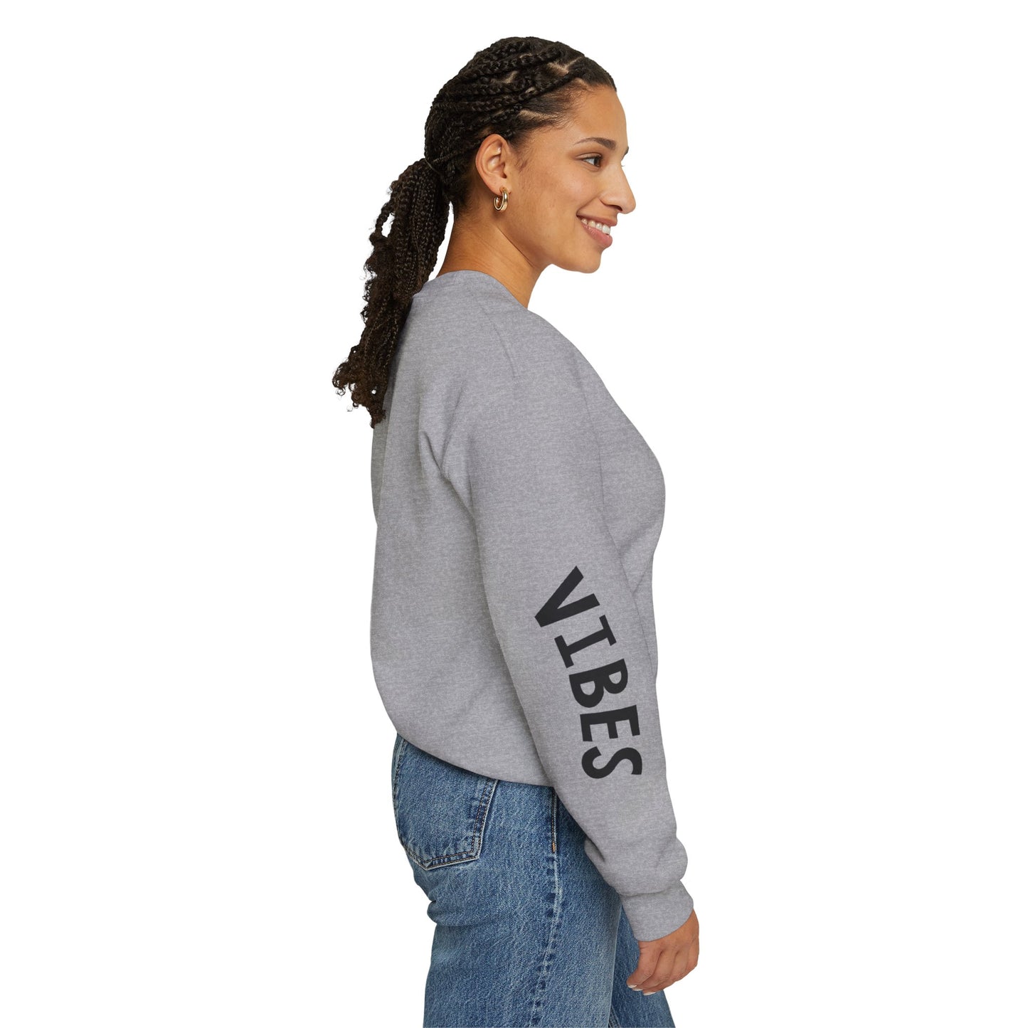 Vibes Heavy Blend™ Crewneck Sweatshirt - Cozy, Casual, Trendy, Gift for Her/Him, Perfect for Fall/Winter