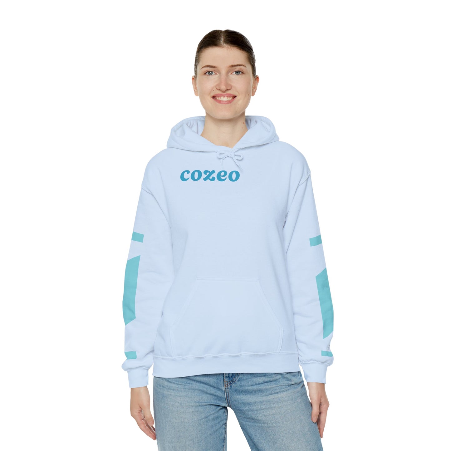 Cozy Bear Graphic Hoodie Heavy Blend Sweatshirt, Cute Bear Hoodie, Casual Wear, Fall Fashion, Gift for Teens