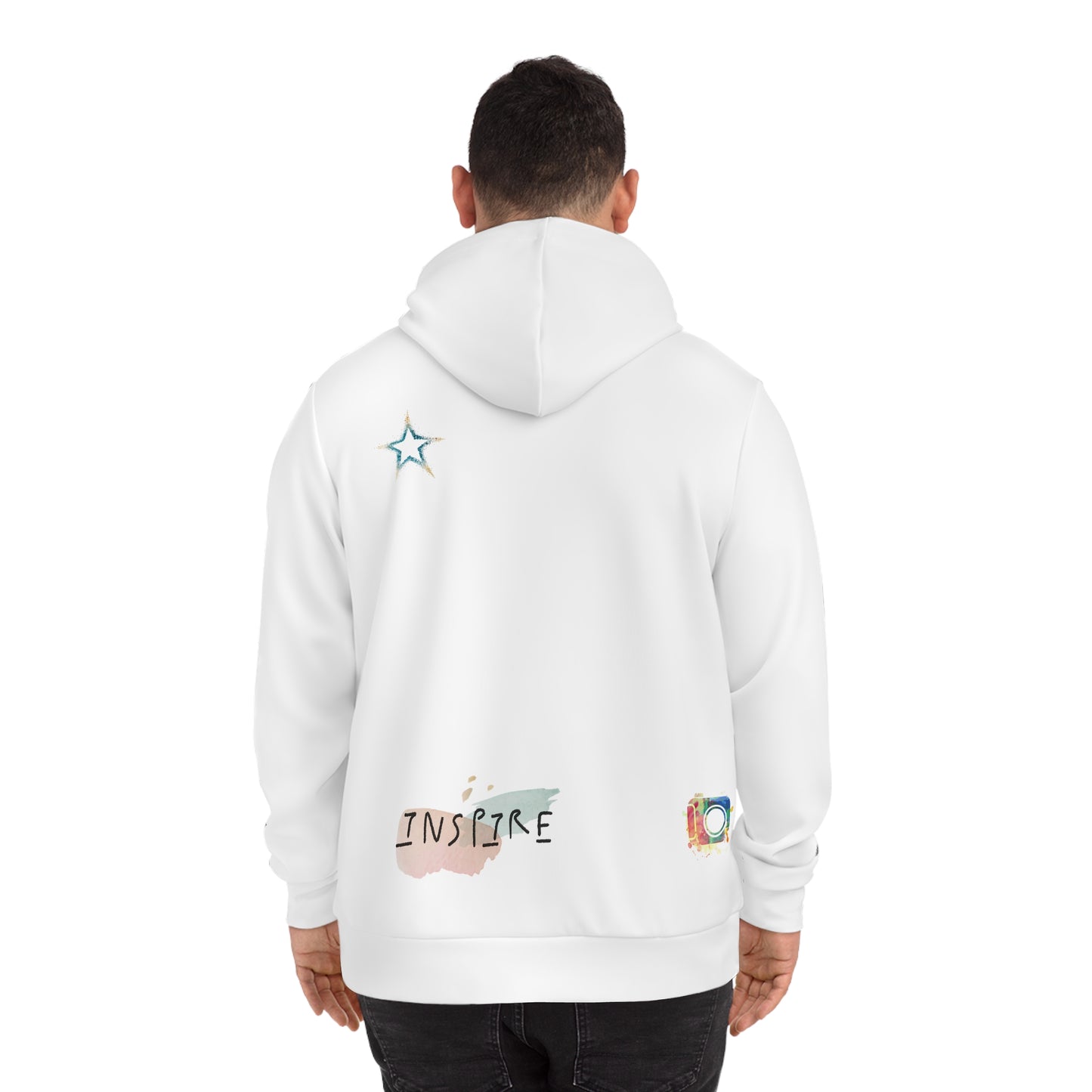 Colorful AOP Fashion Hoodie, Artistic Print Hoodie, Creative Sweatshirt, Unique Gift for Teens, Casual Wear, Trendy Pullover