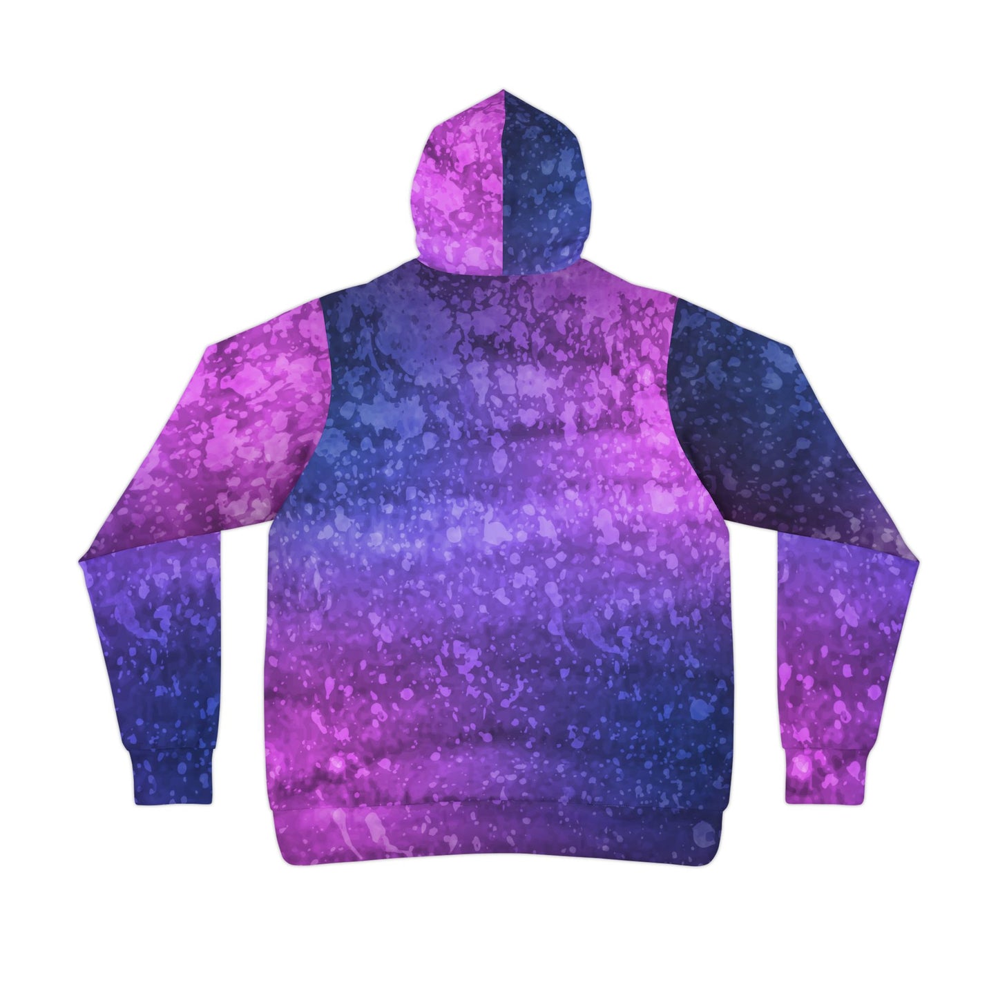Vibrant Galaxy Athletic Hoodie, Colorful Workout Sweatshirt, Galaxy Print Pullover, Fit Fashion Apparel, Unique Gift Idea
