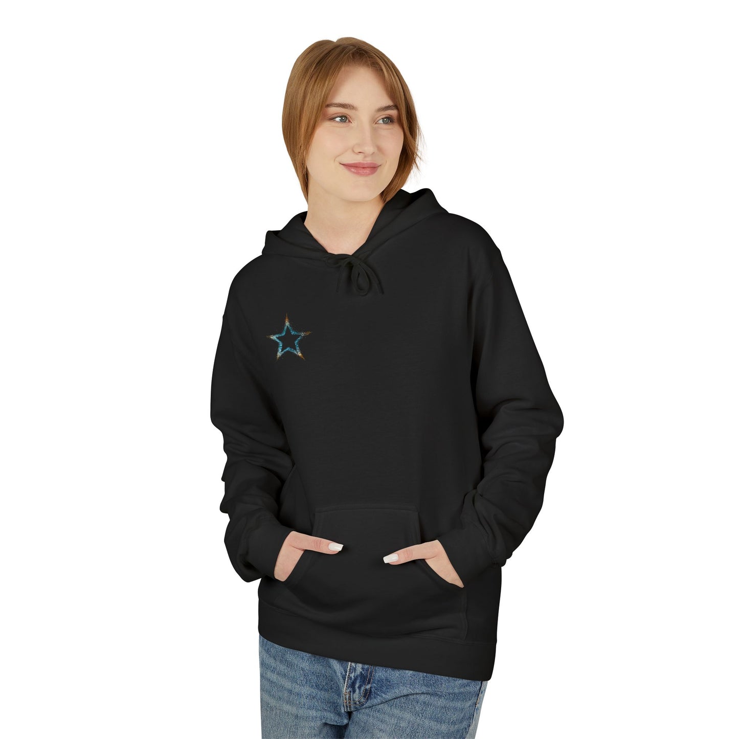 Starry Softstyle Fleece Hoodie for Cozy Vibes, Pullover, Casual Comfort, Perfect Gift for All Occasions, Streetwear Fashion