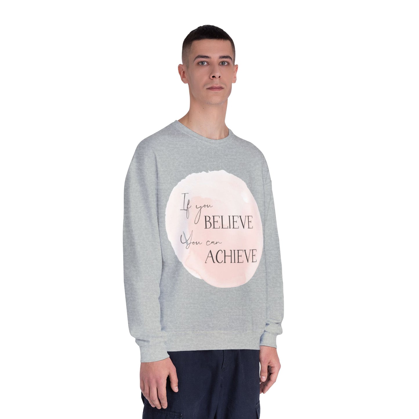 Inspirational Crewneck Sweatshirt, Motivational Wear, Gift for Her, Cozy Fashion, Positive Quote Apparel, Everyday Comfort