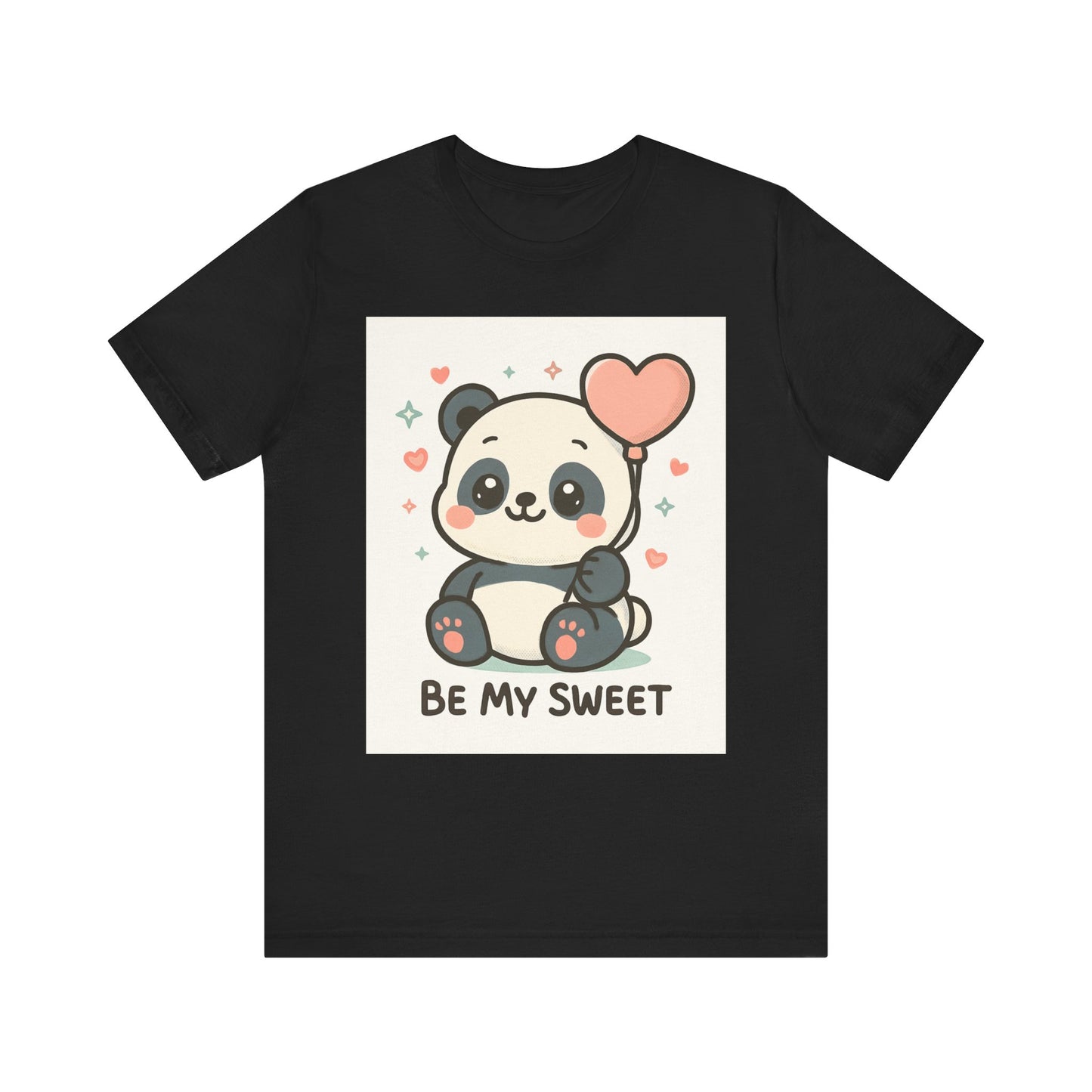 Cute Panda Tee, Be My Sweet T-Shirt, Gift for Animal Lovers, Kids and Adults, Casual Wear, Cute Animal Tee