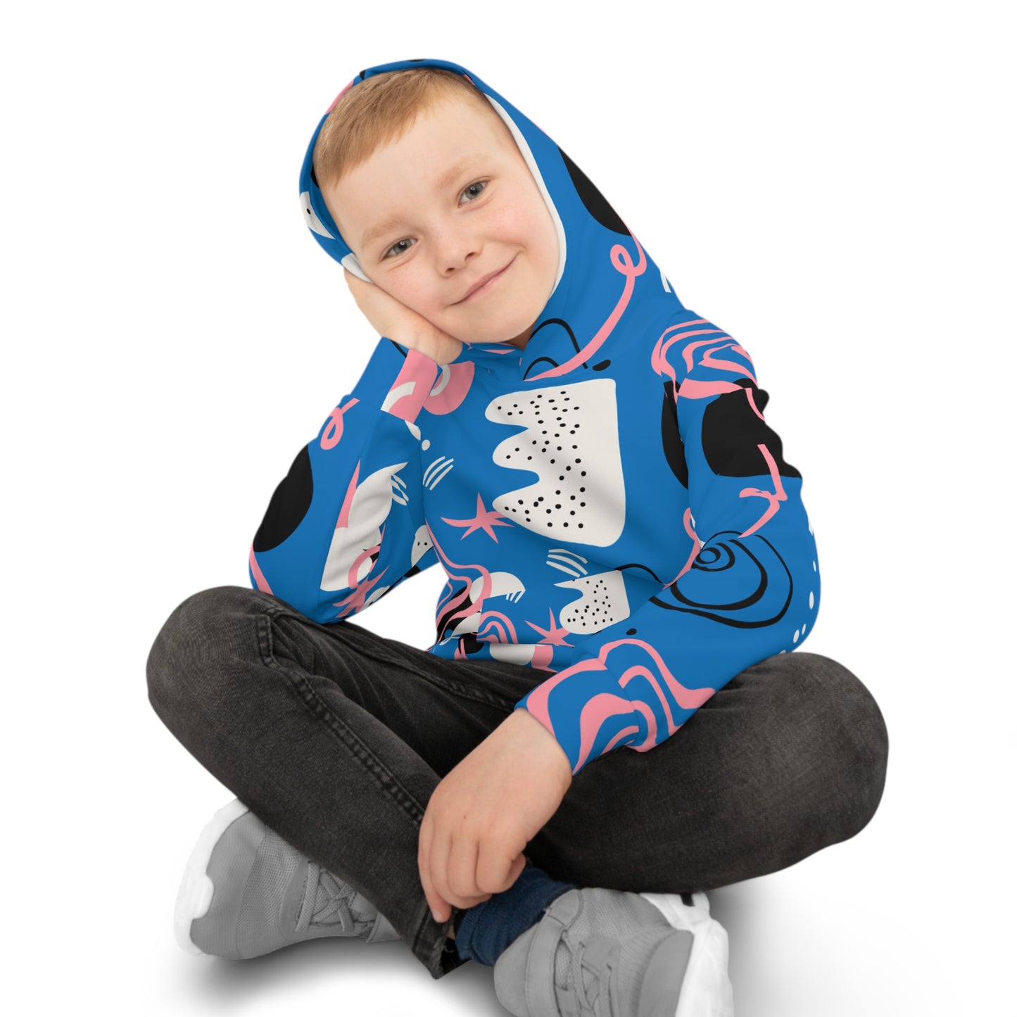 Playful Abstract Children's Hoodie