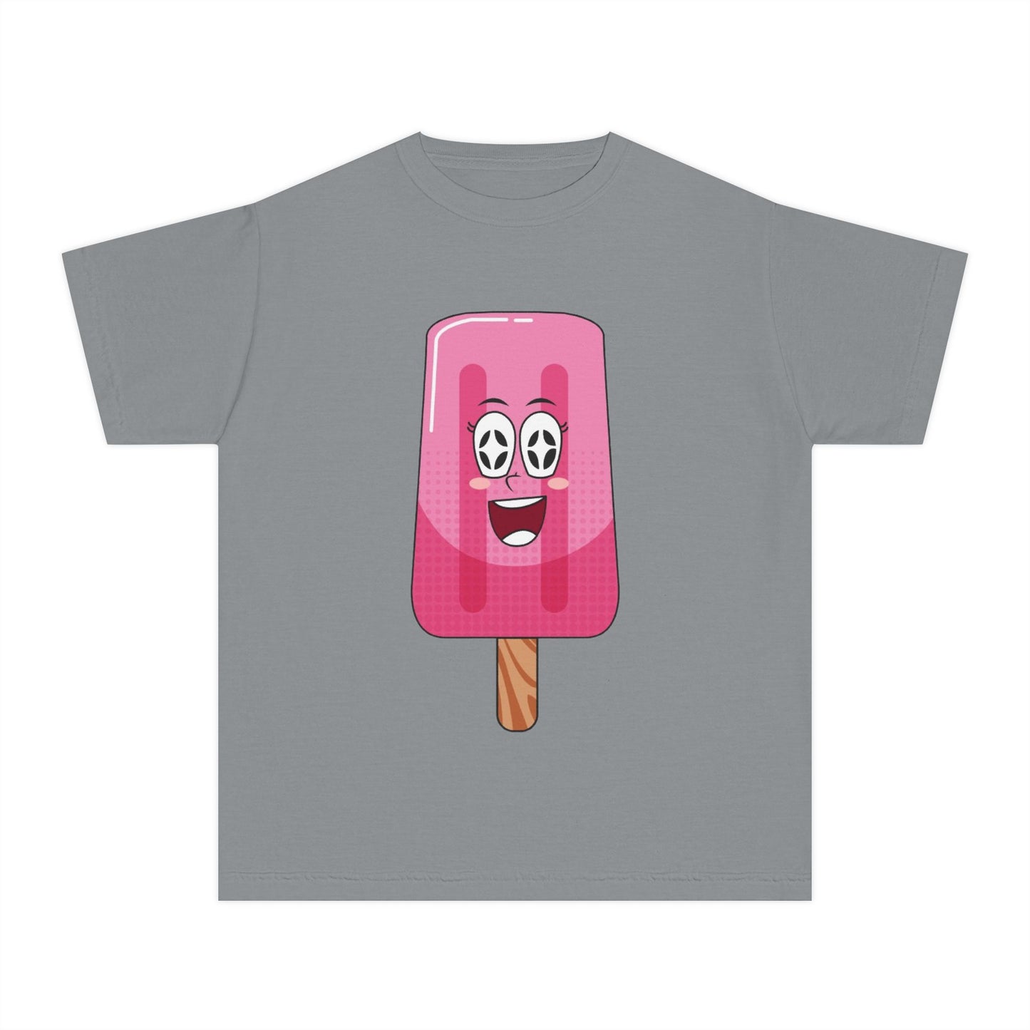 Youth Pop Art Ice Cream Tee, Fun Summer Tee, Kids Graphic T-Shirt, Cute Gift for Kids, Ice Cream Lovers Apparel