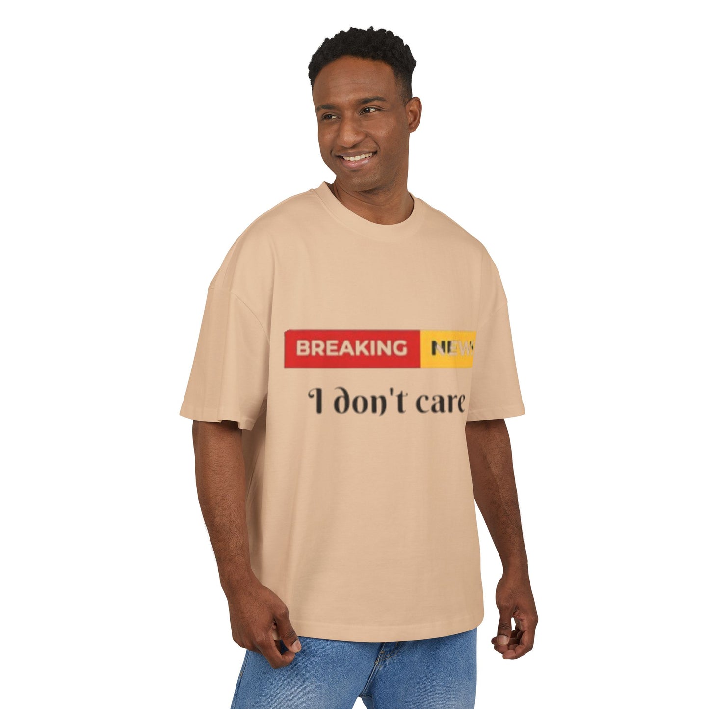 Breaking News Box Tee - Casual Humor Shirt, Gift for Friends, Mood Lifting Fashion, Funny Graphic Tee, Embroidered Statement Top