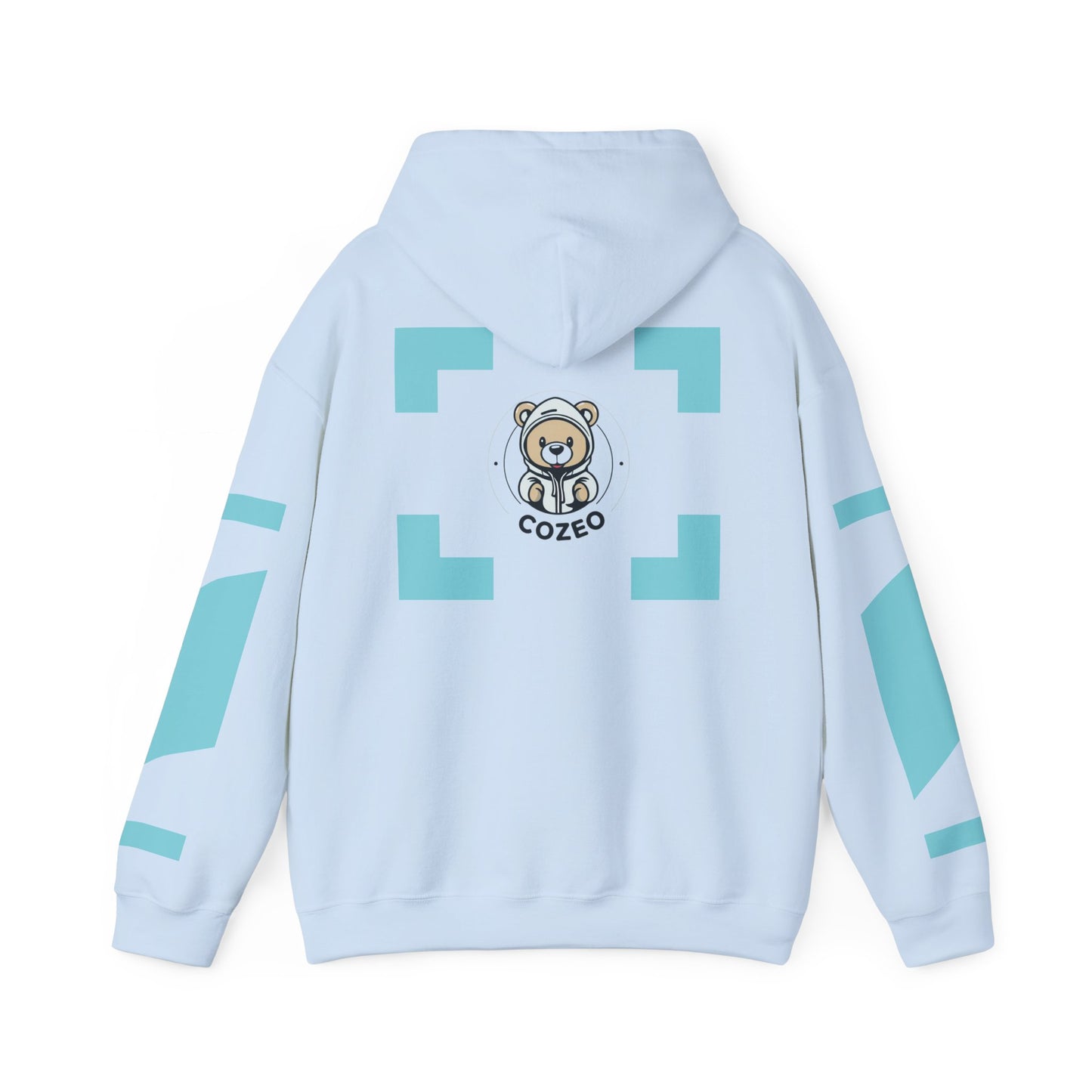 Cozy Bear Graphic Hoodie Heavy Blend Sweatshirt, Cute Bear Hoodie, Casual Wear, Fall Fashion, Gift for Teens