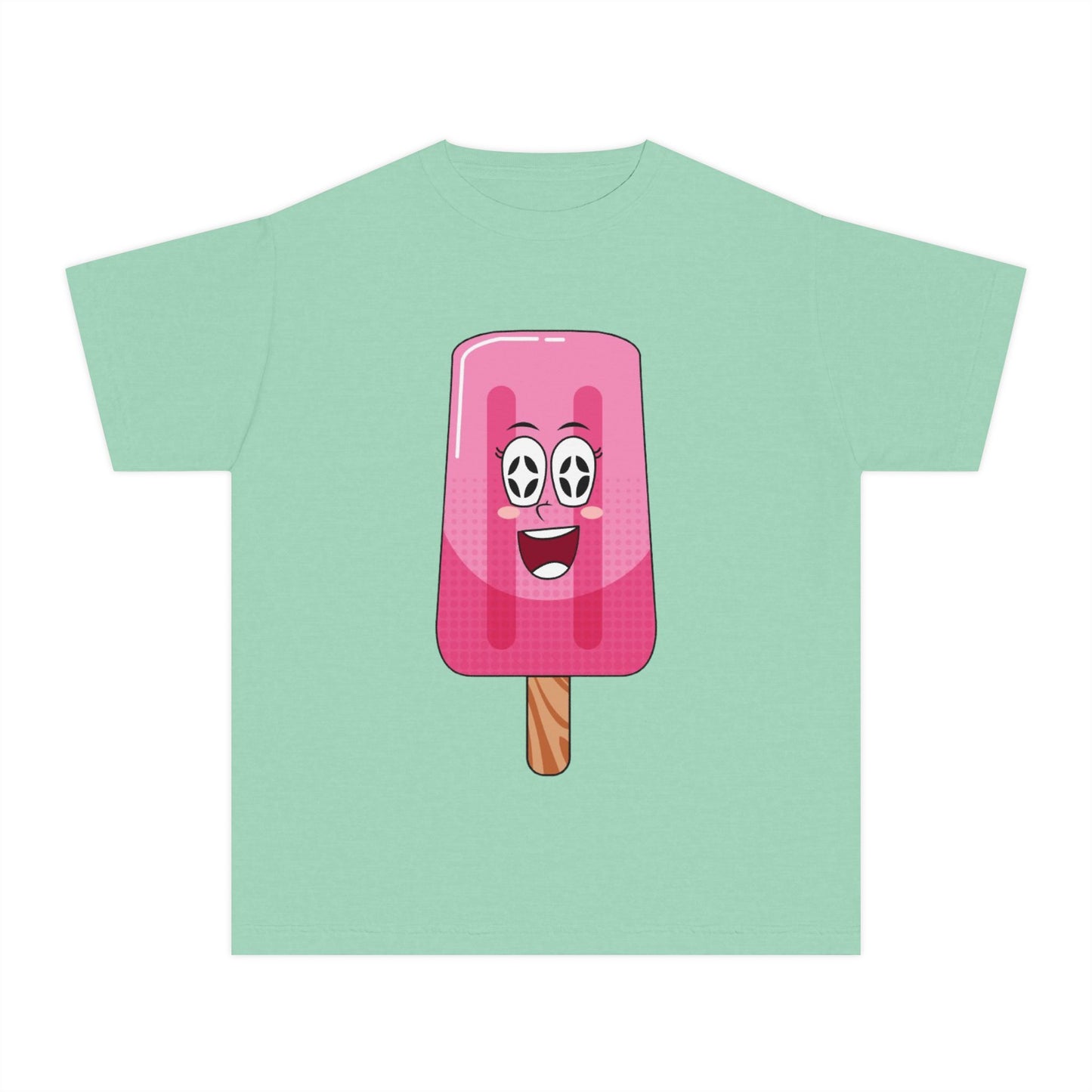Youth Pop Art Ice Cream Tee, Fun Summer Tee, Kids Graphic T-Shirt, Cute Gift for Kids, Ice Cream Lovers Apparel